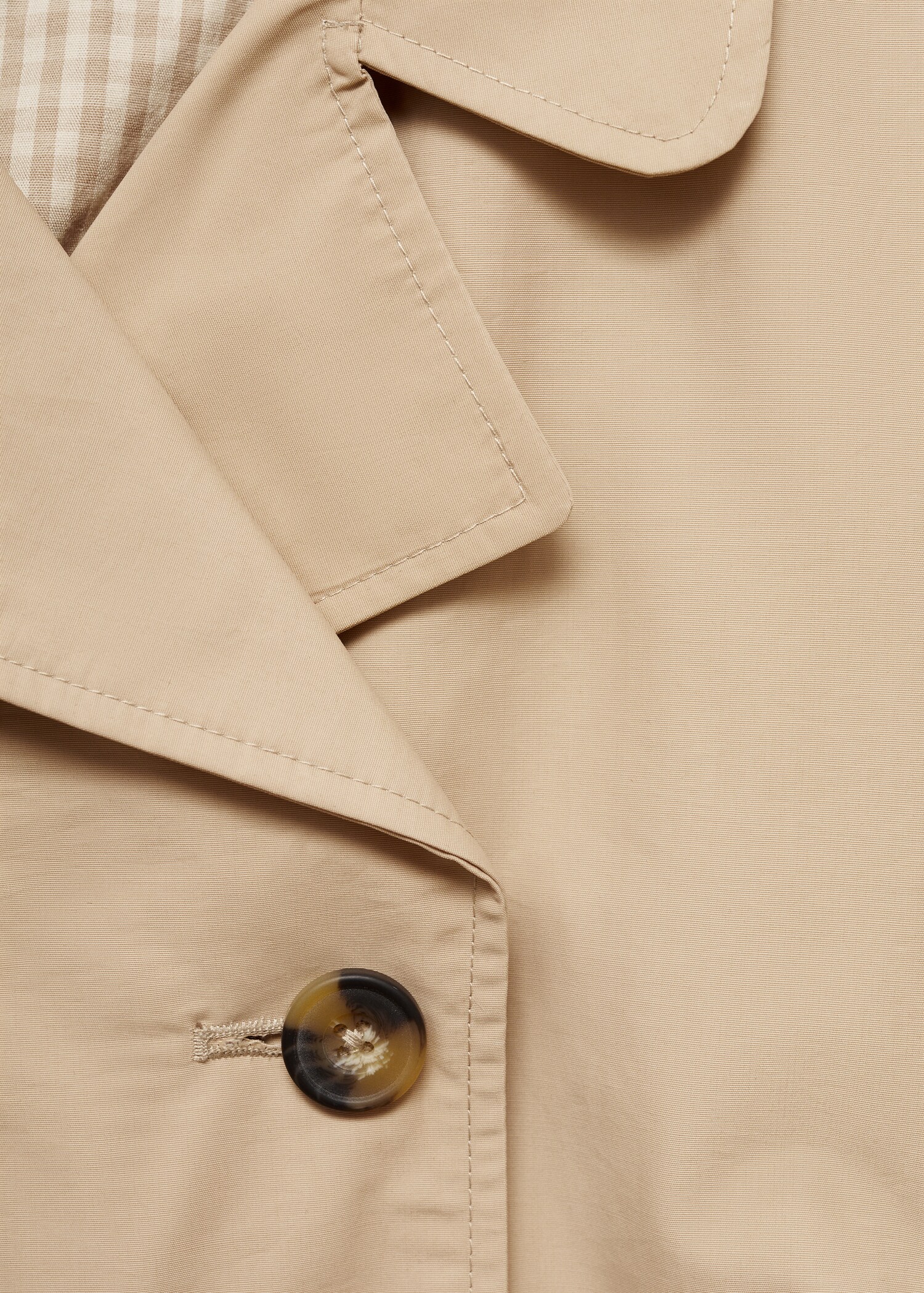 Classic trench coat with belt - Details of the article 8