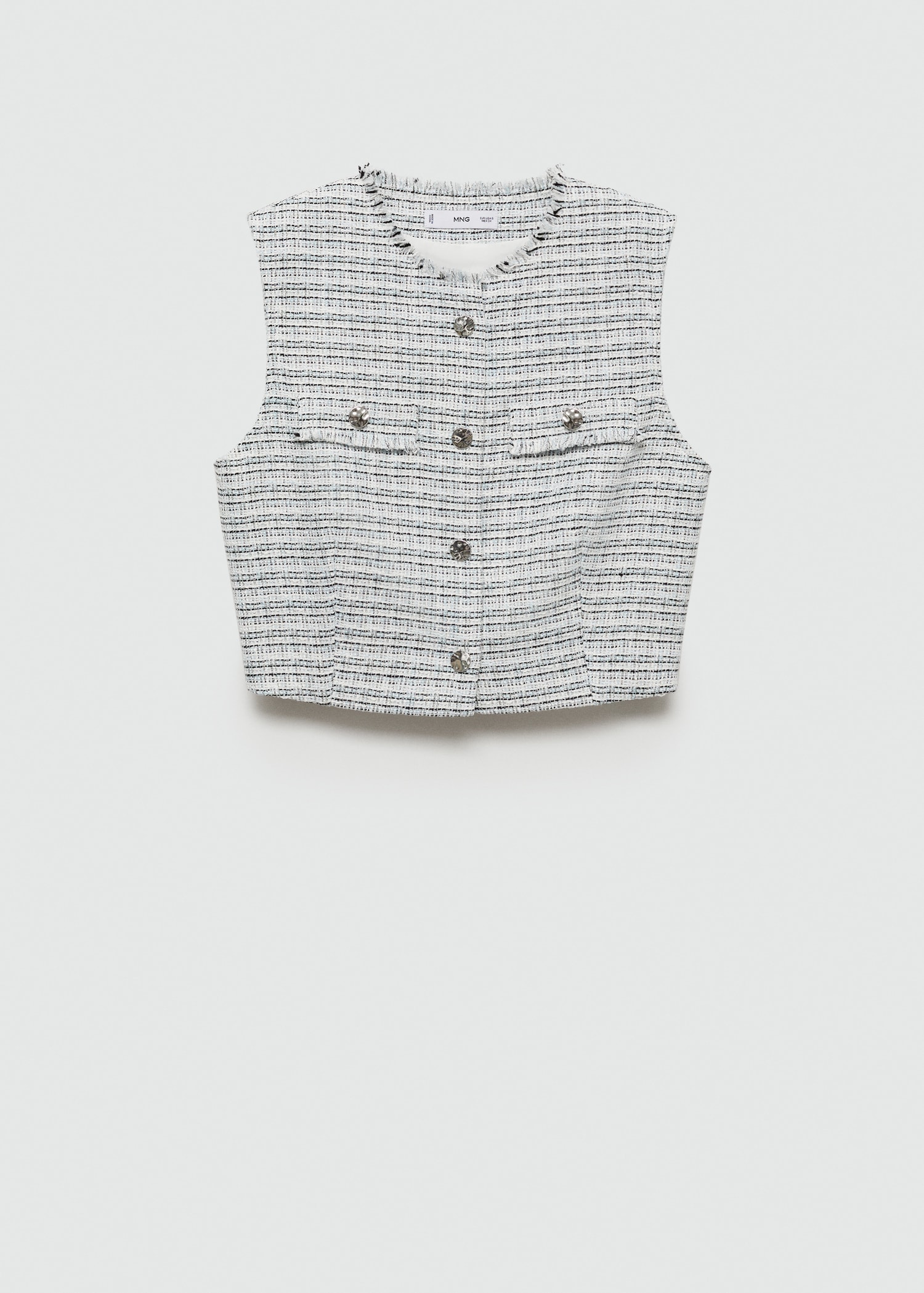 Tweed crop top - Article without model