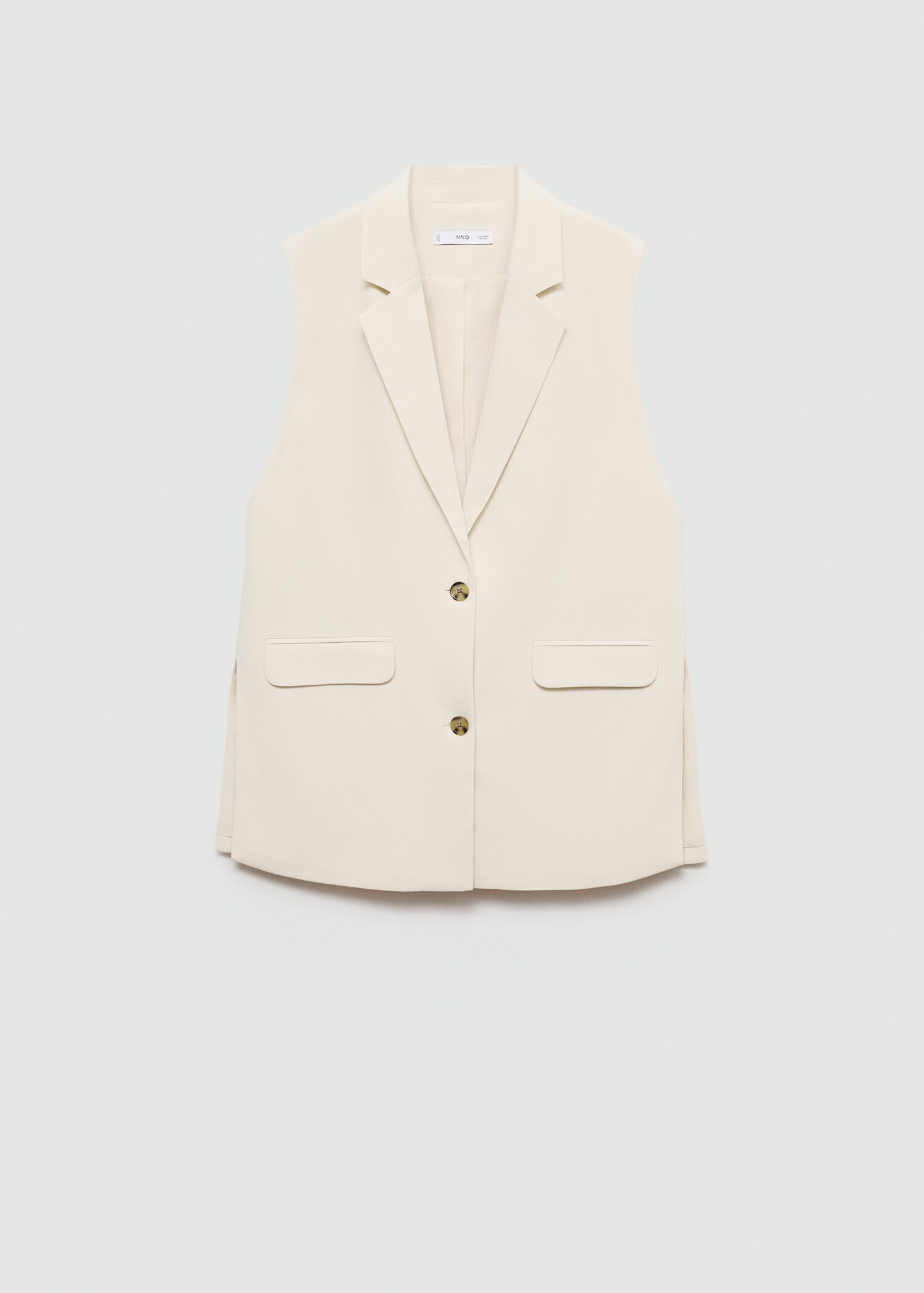 Long gilet with openings - Article without model