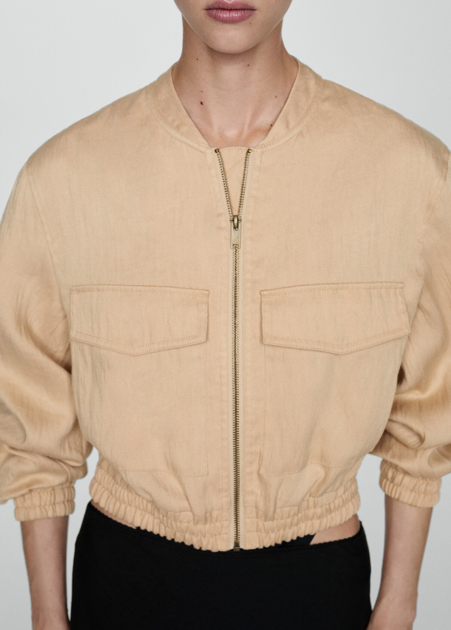 Veste bomber - Plan moyen