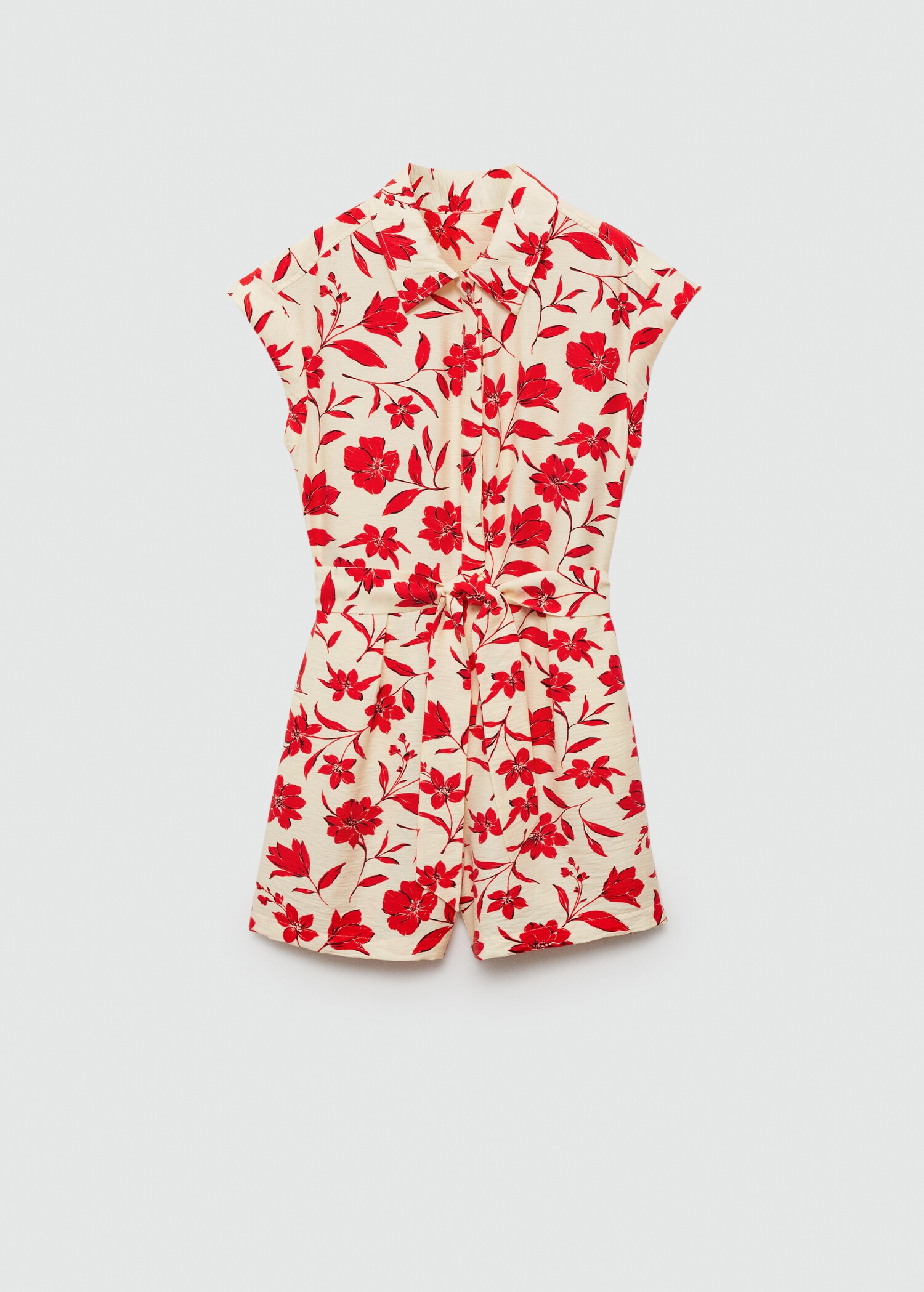 Combi-short fleurs - Article sans modèle