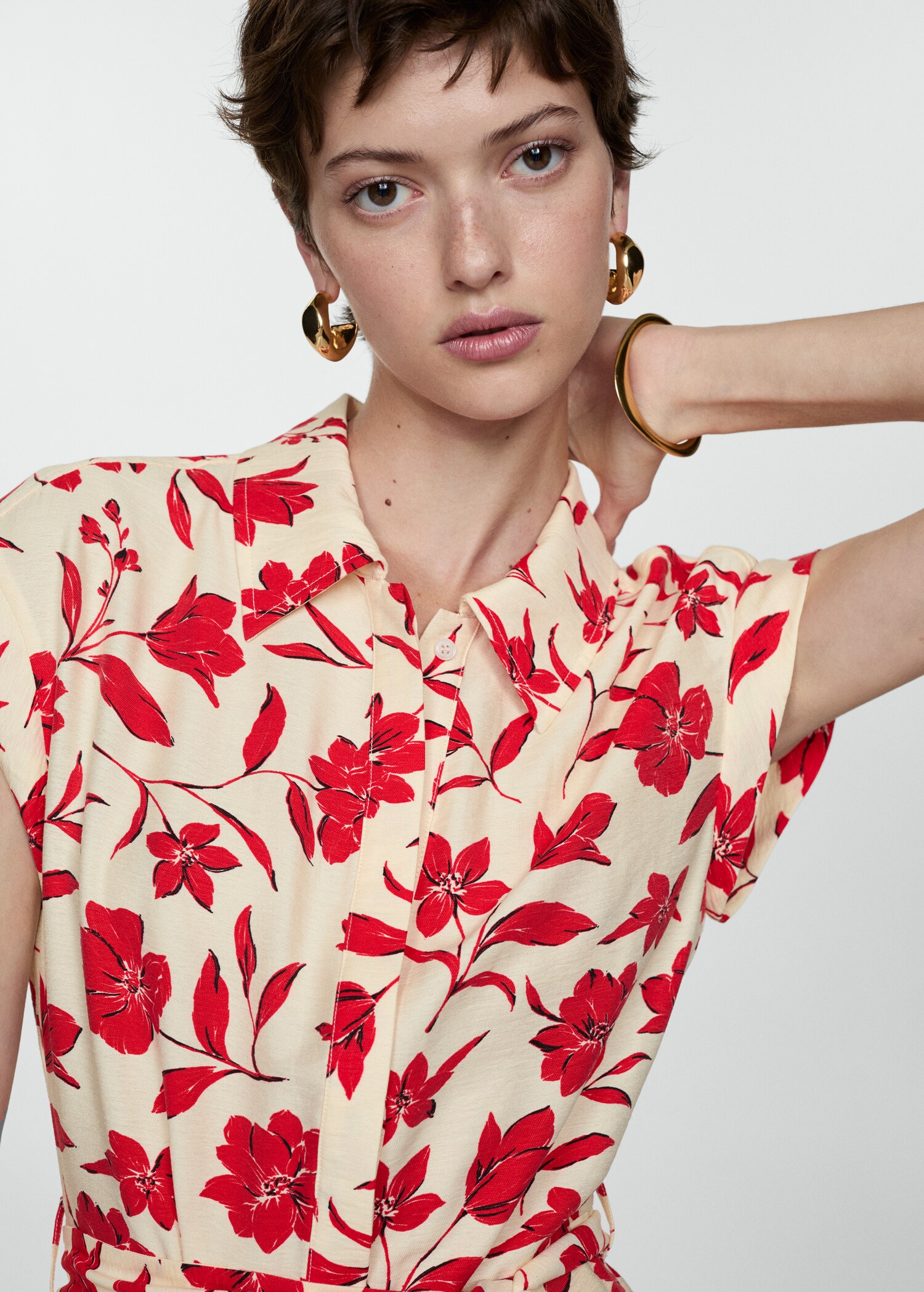 Combi-short fleurs - Détail de l'article 1
