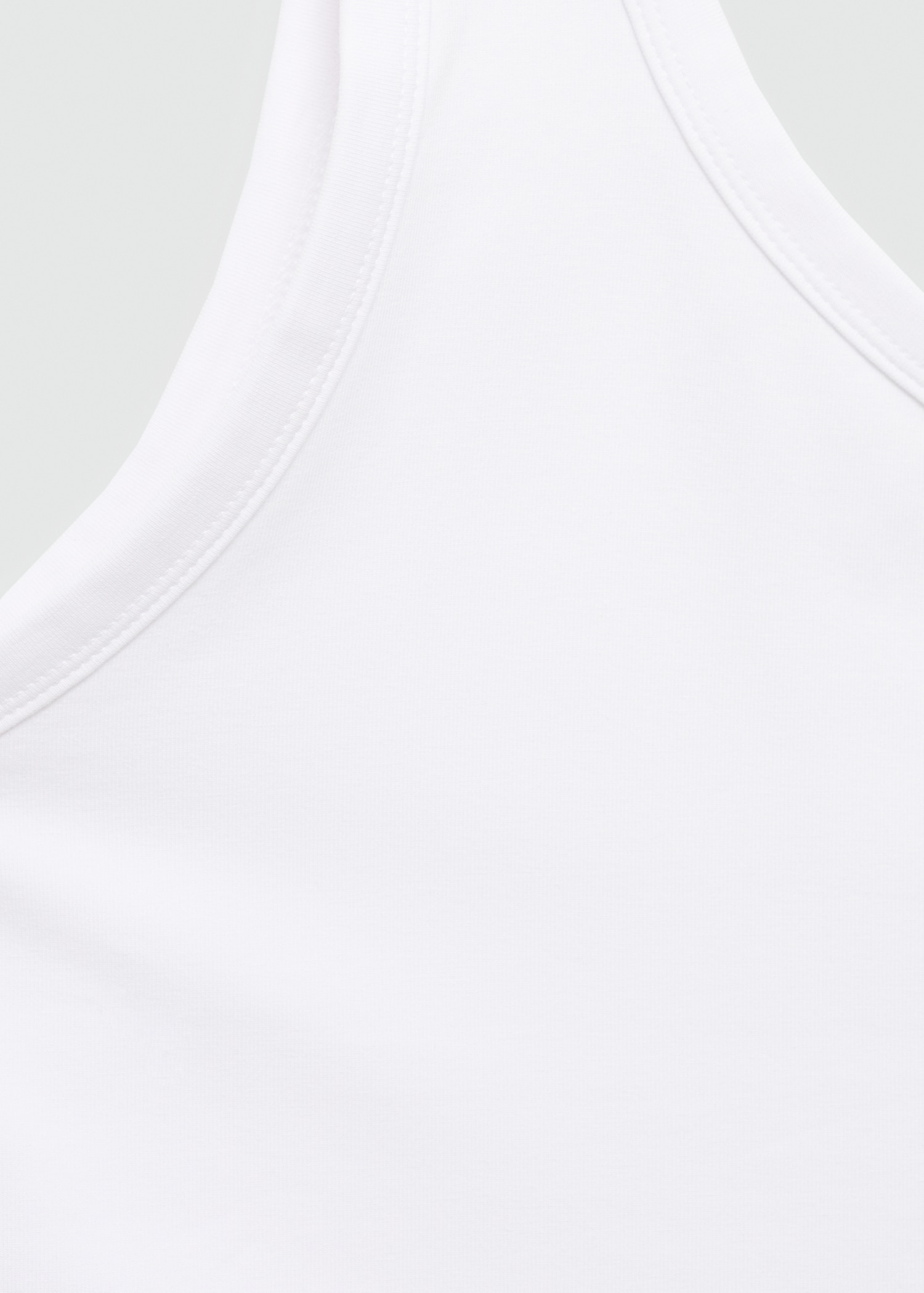 Asymmetrical cotton top - Details of the article 8