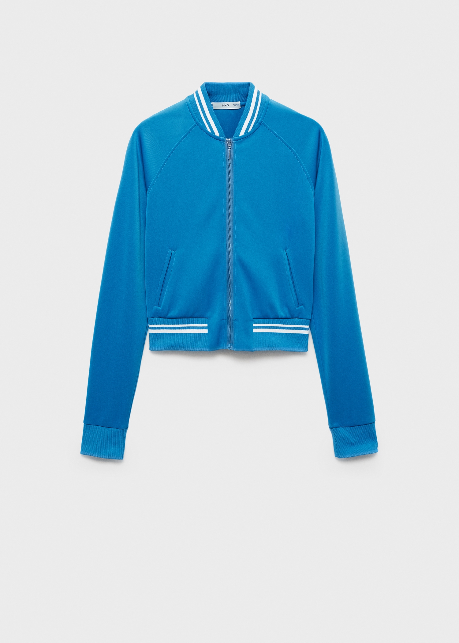 Chaqueta bomber rayas contraste - Artículo sin modelo