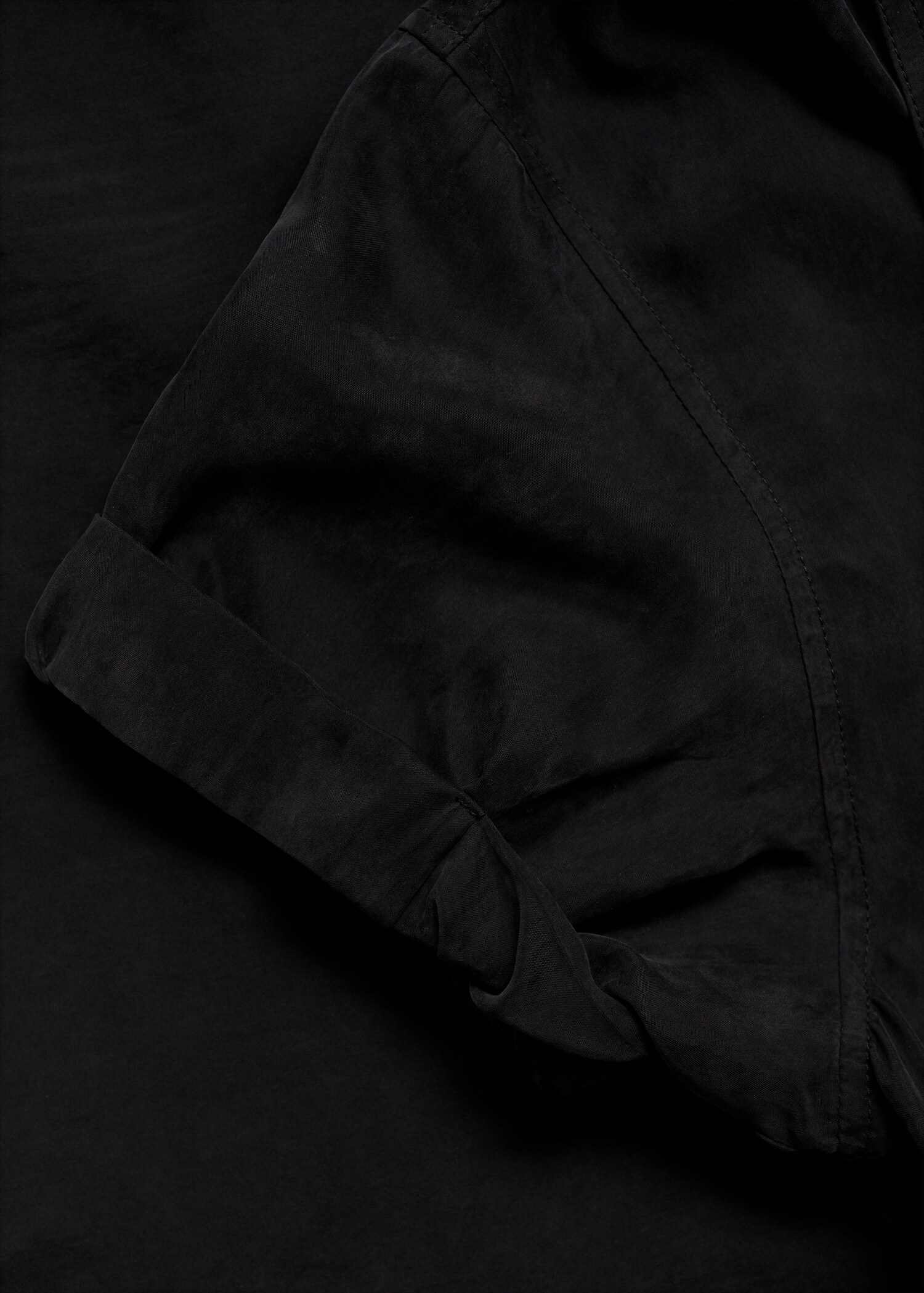 Short-sleeved cupro shirt - Details of the article 0