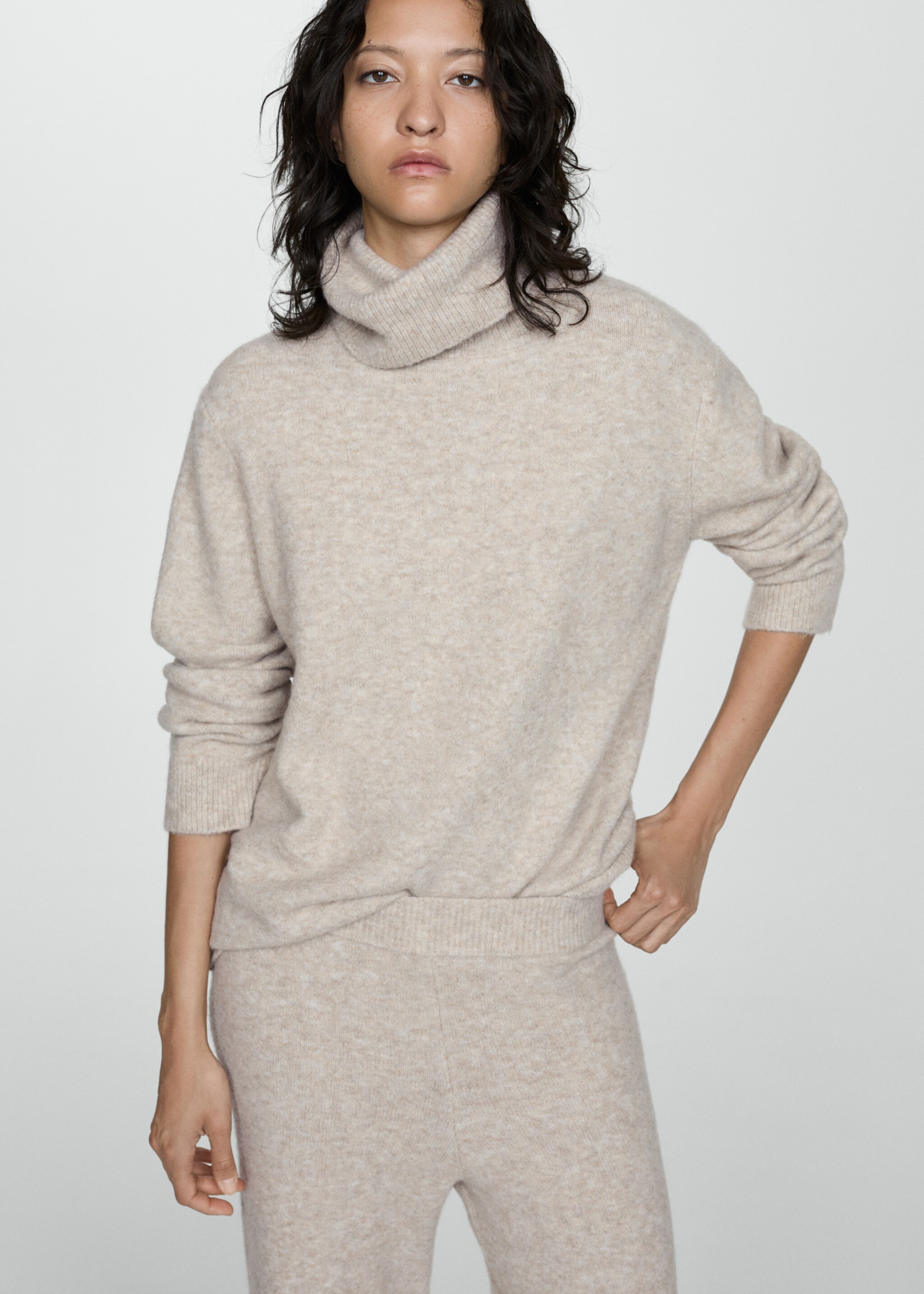 Turtleneck knit sweater - Details of the article 2