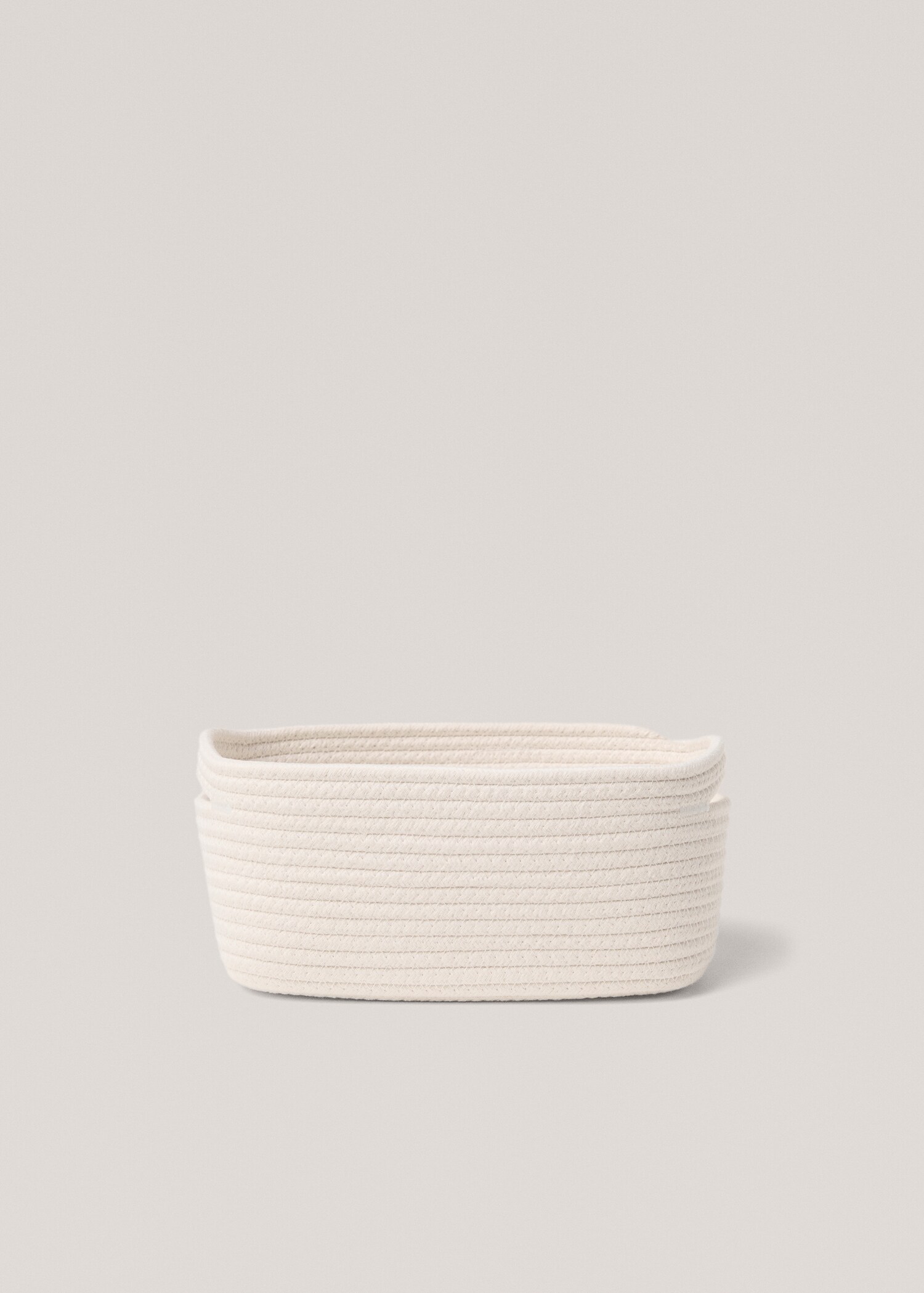 Panier de rangement moyen en coton - Article sans modèle