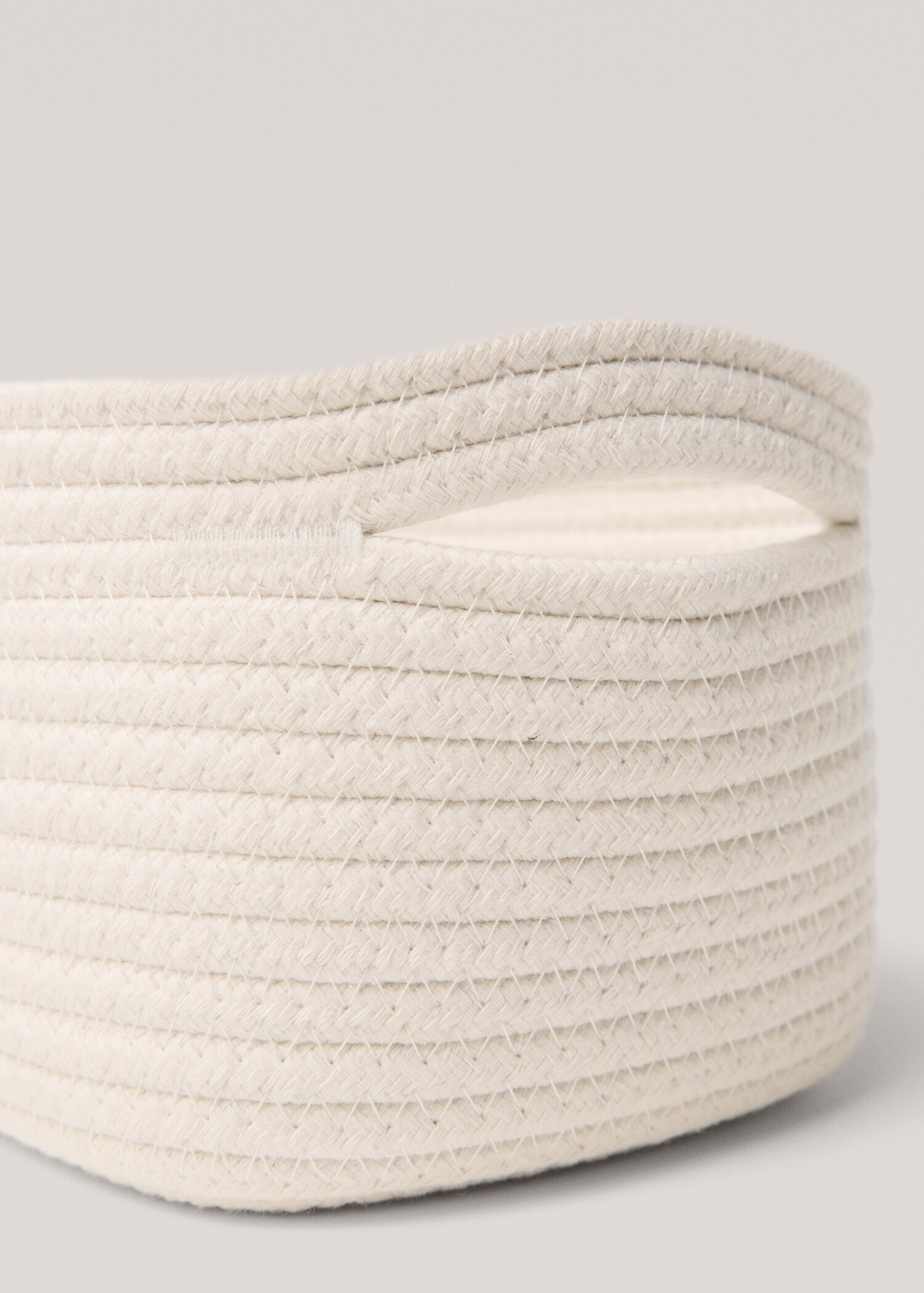 Panier de rangement moyen en coton - Détail de l'article 1
