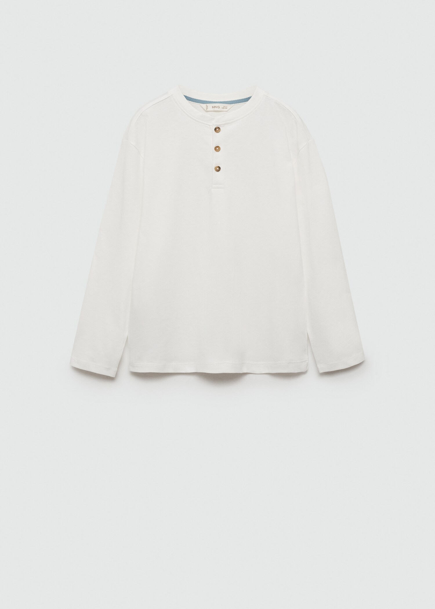 Long sleeve cotton t-shirt - Article without model