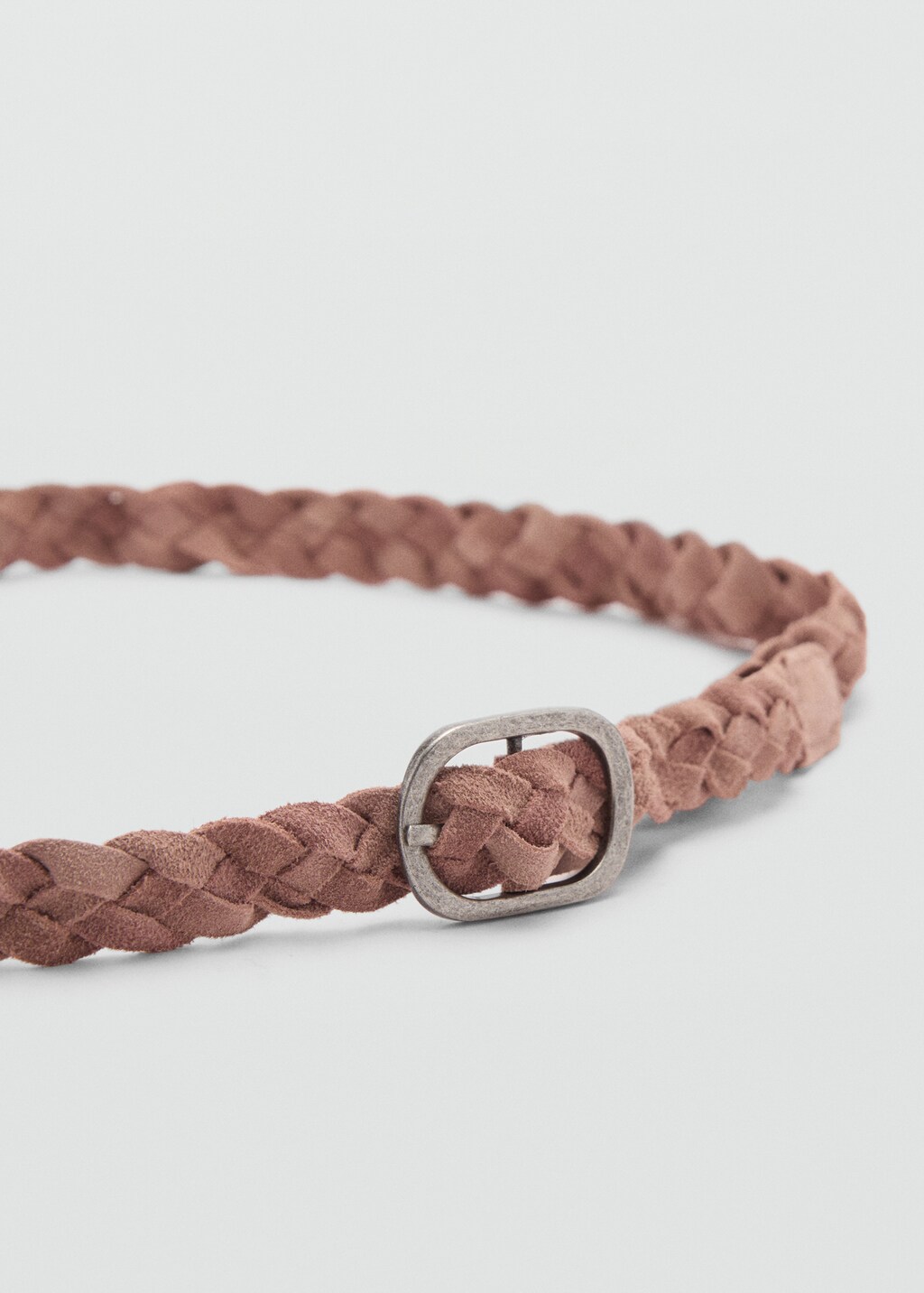 Braided leather belt Kids MANGO United Arab Emirates