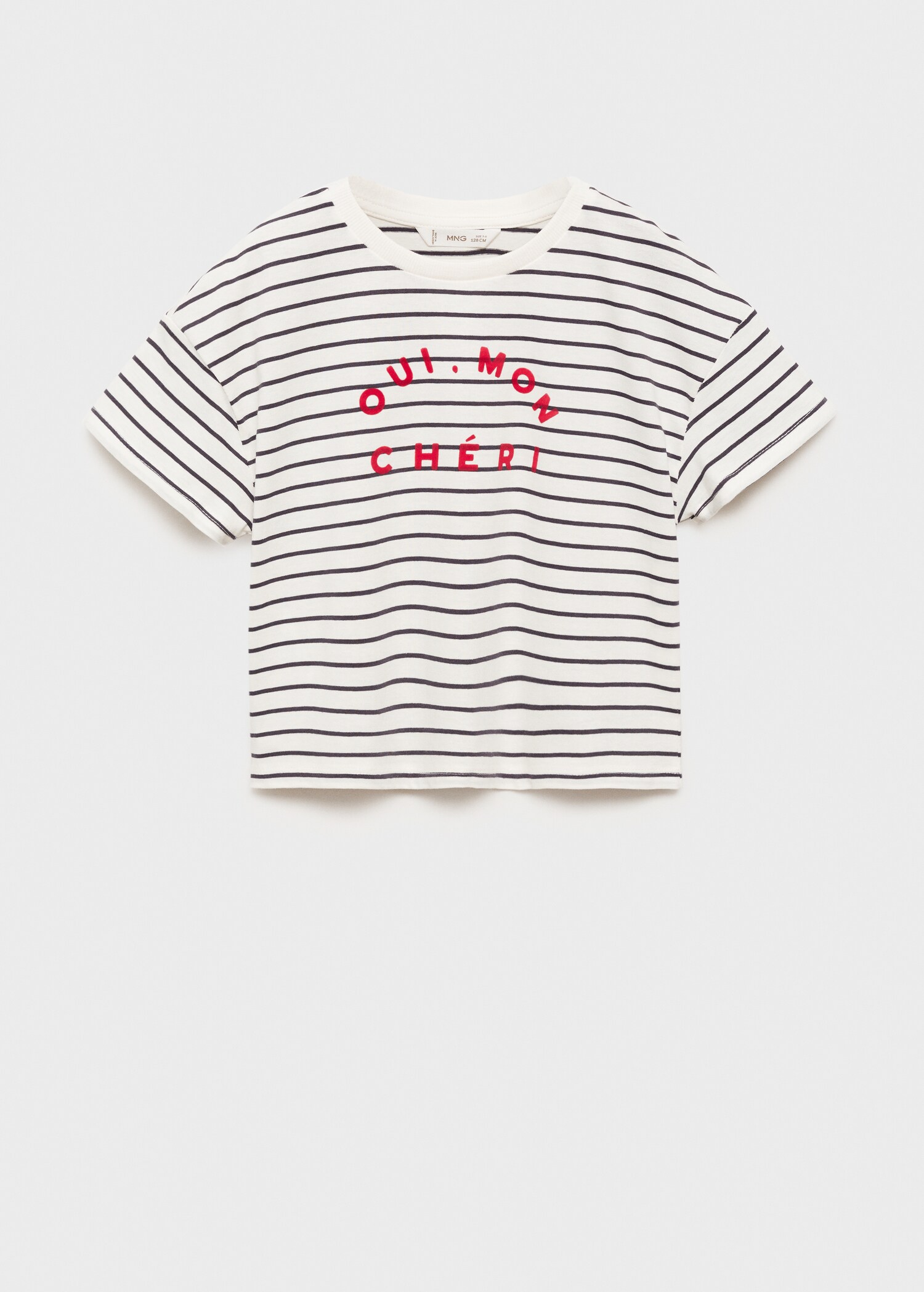 T-shirt coton à rayures - Article sans modèle