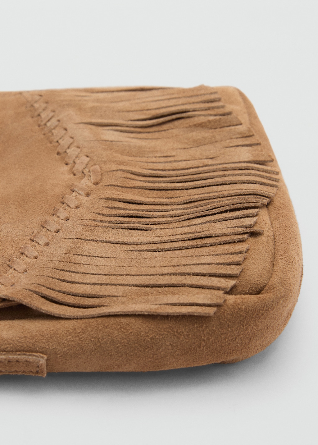 Mango fringe leather bag new arrivals