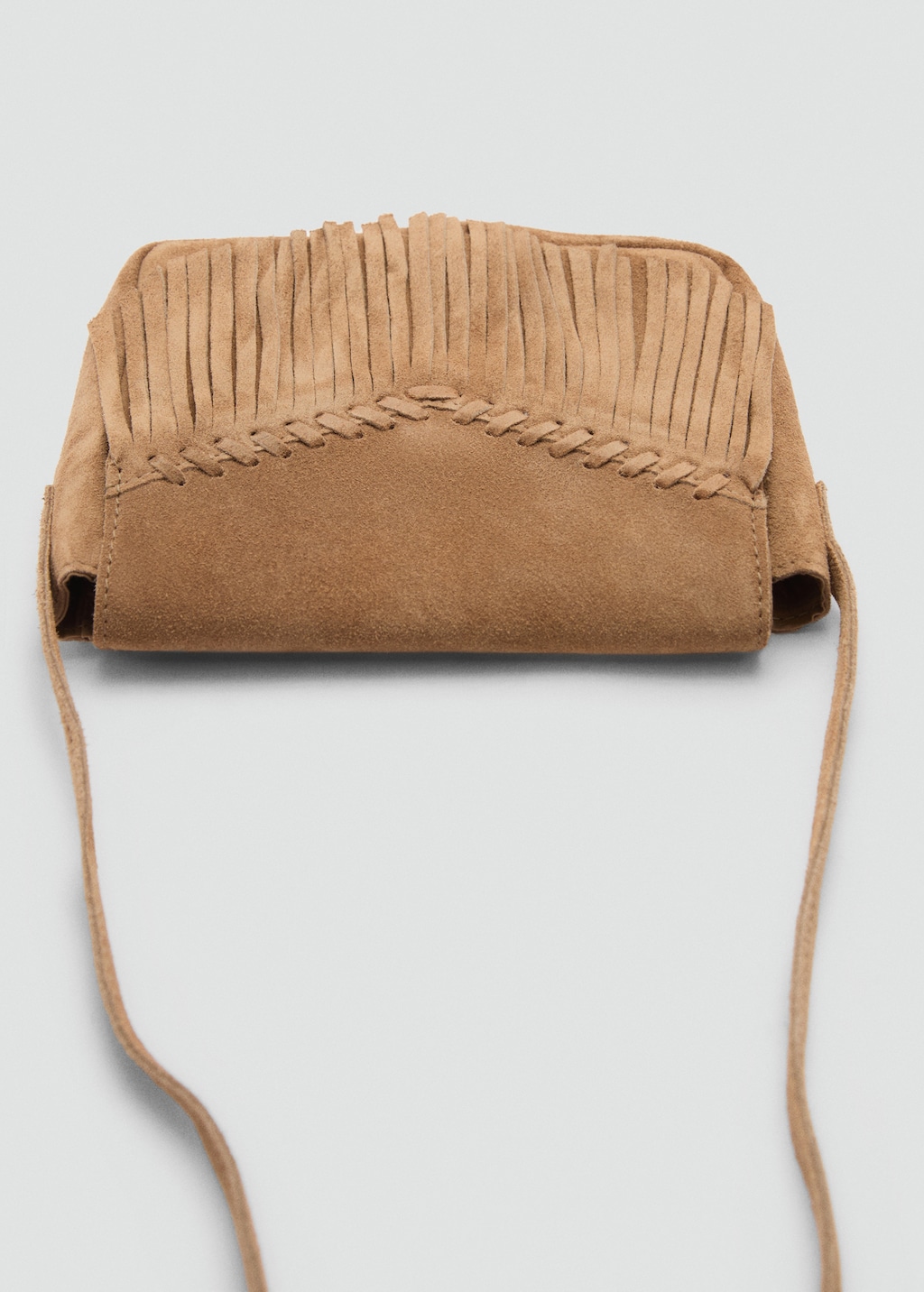 Fringe leather bag