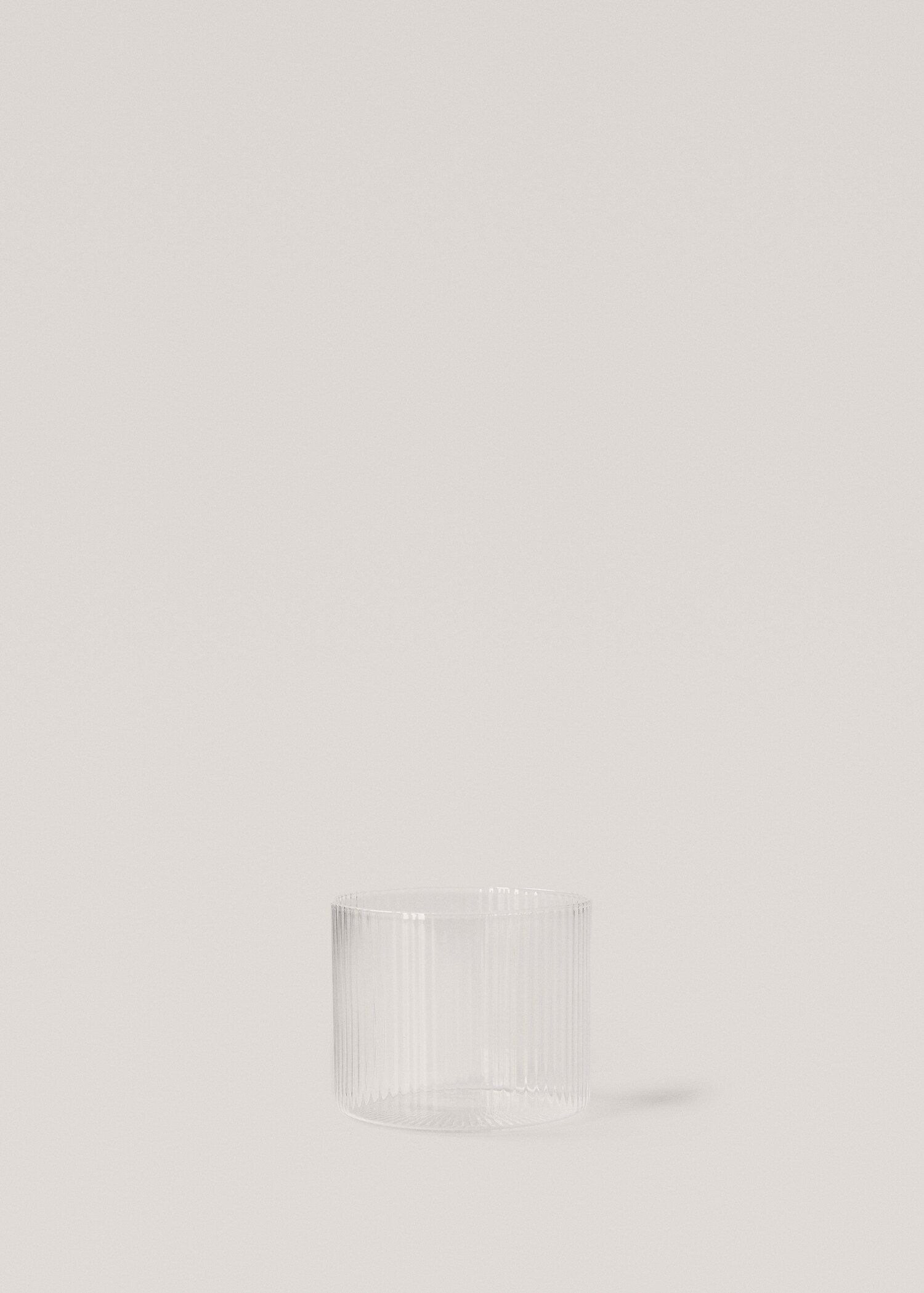 Striped glass tumbler - Article without model