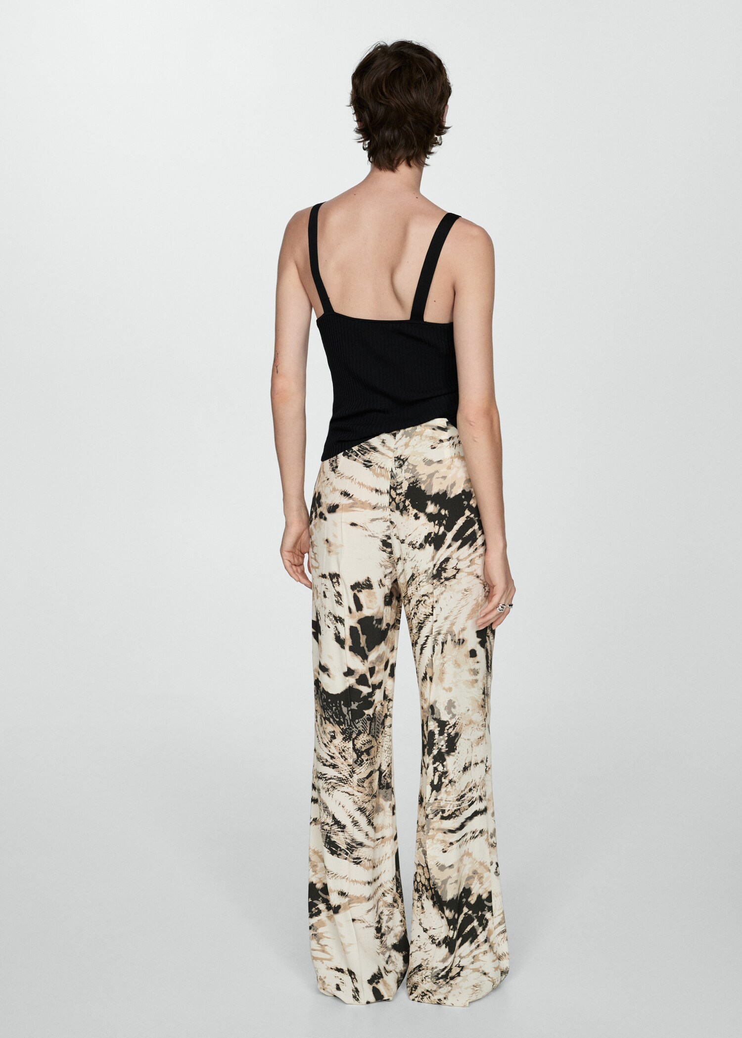Pantalon fluide imprimé animal - Verso de l’article