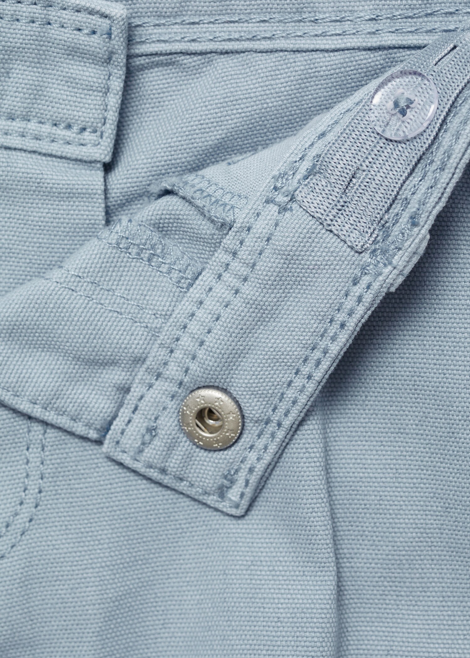 Straight-fit cotton trousers - Details of the article 0