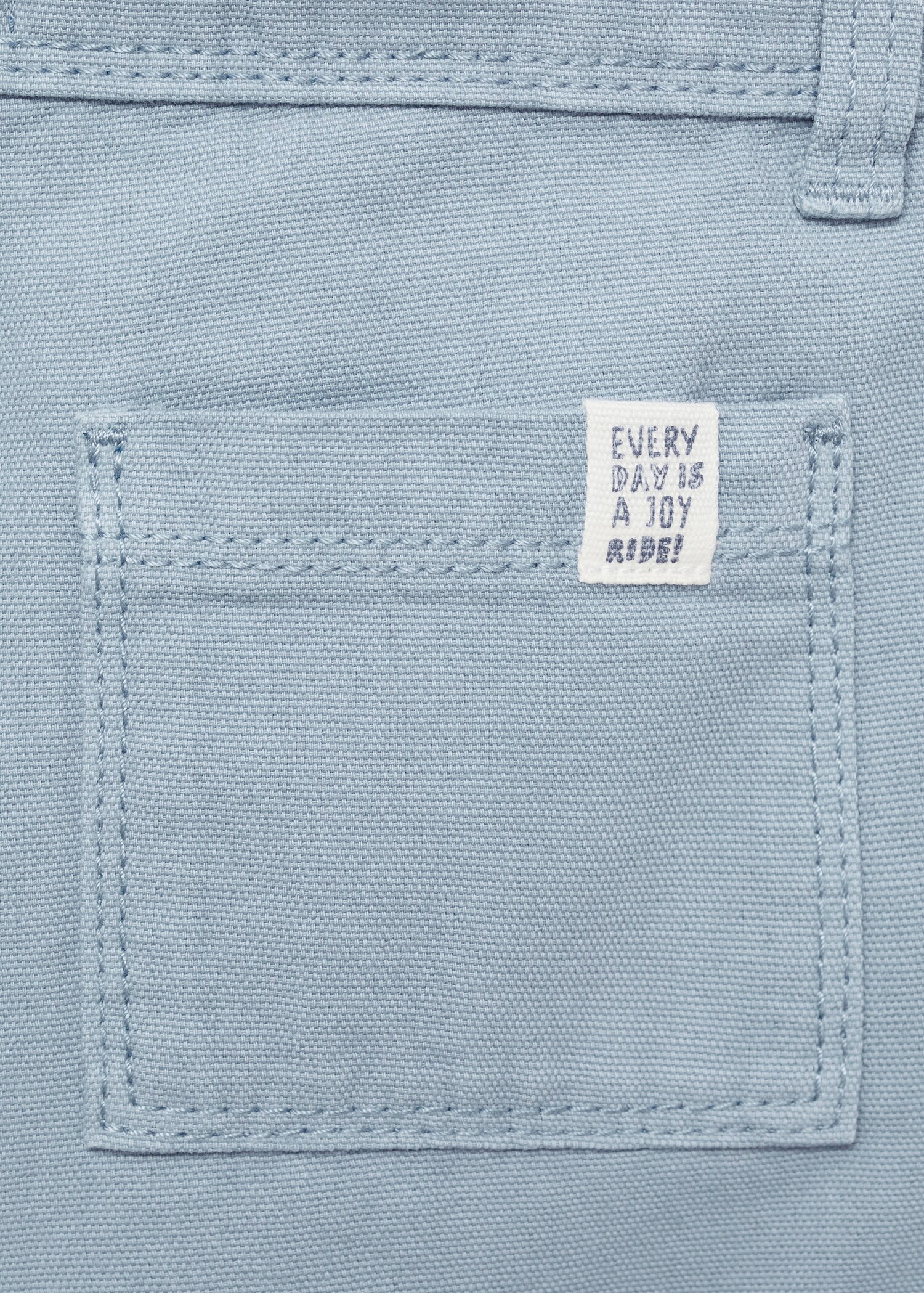 Straight-fit cotton trousers - Details of the article 8