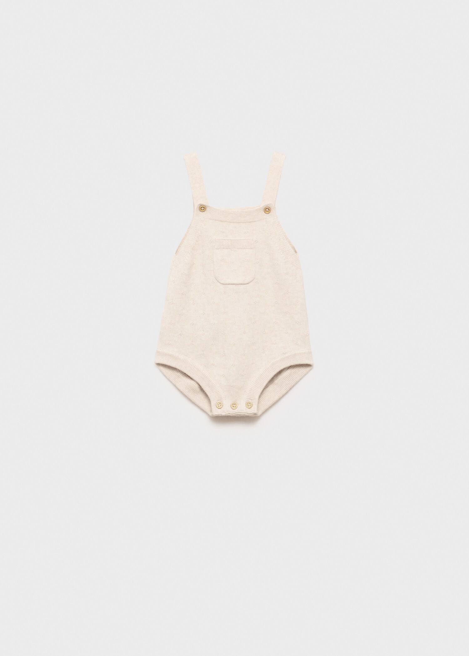Pocket knitted one-piece suit - Article without model