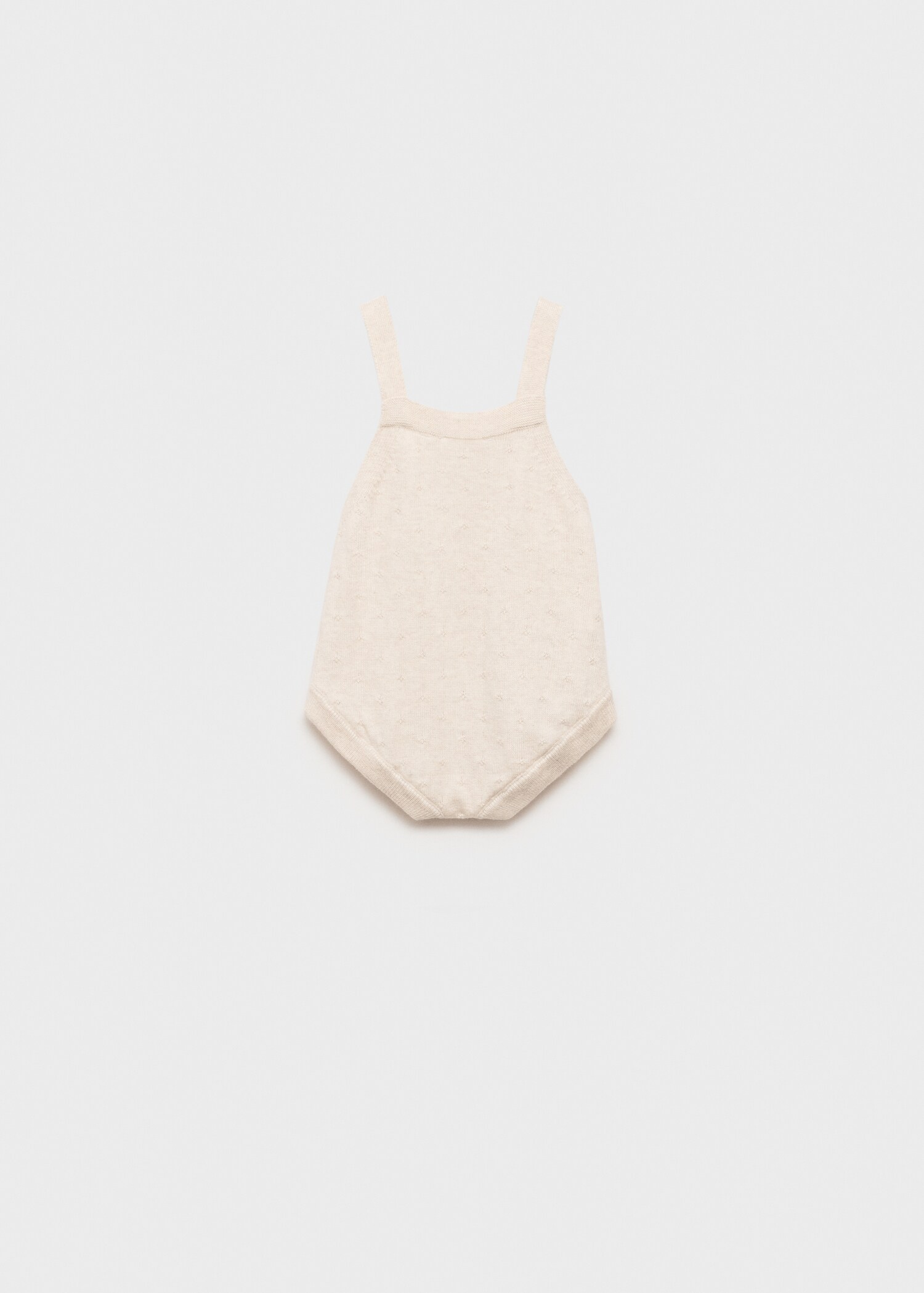 Pocket knitted one-piece suit - Reverse of the article