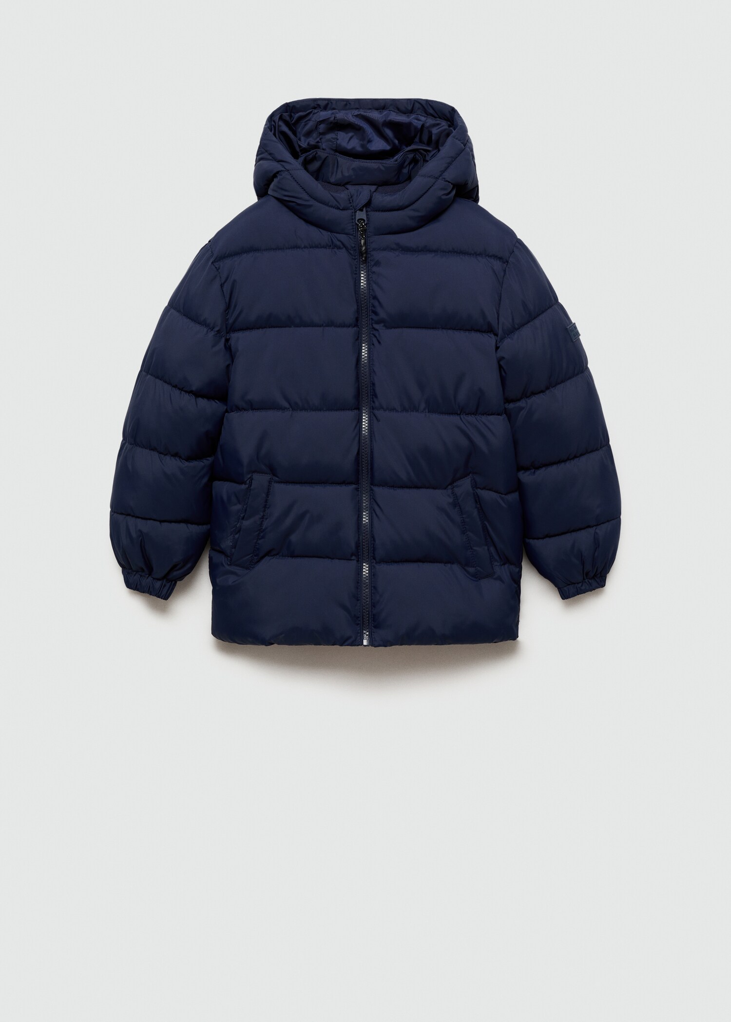Hood quilted coat - Article without model