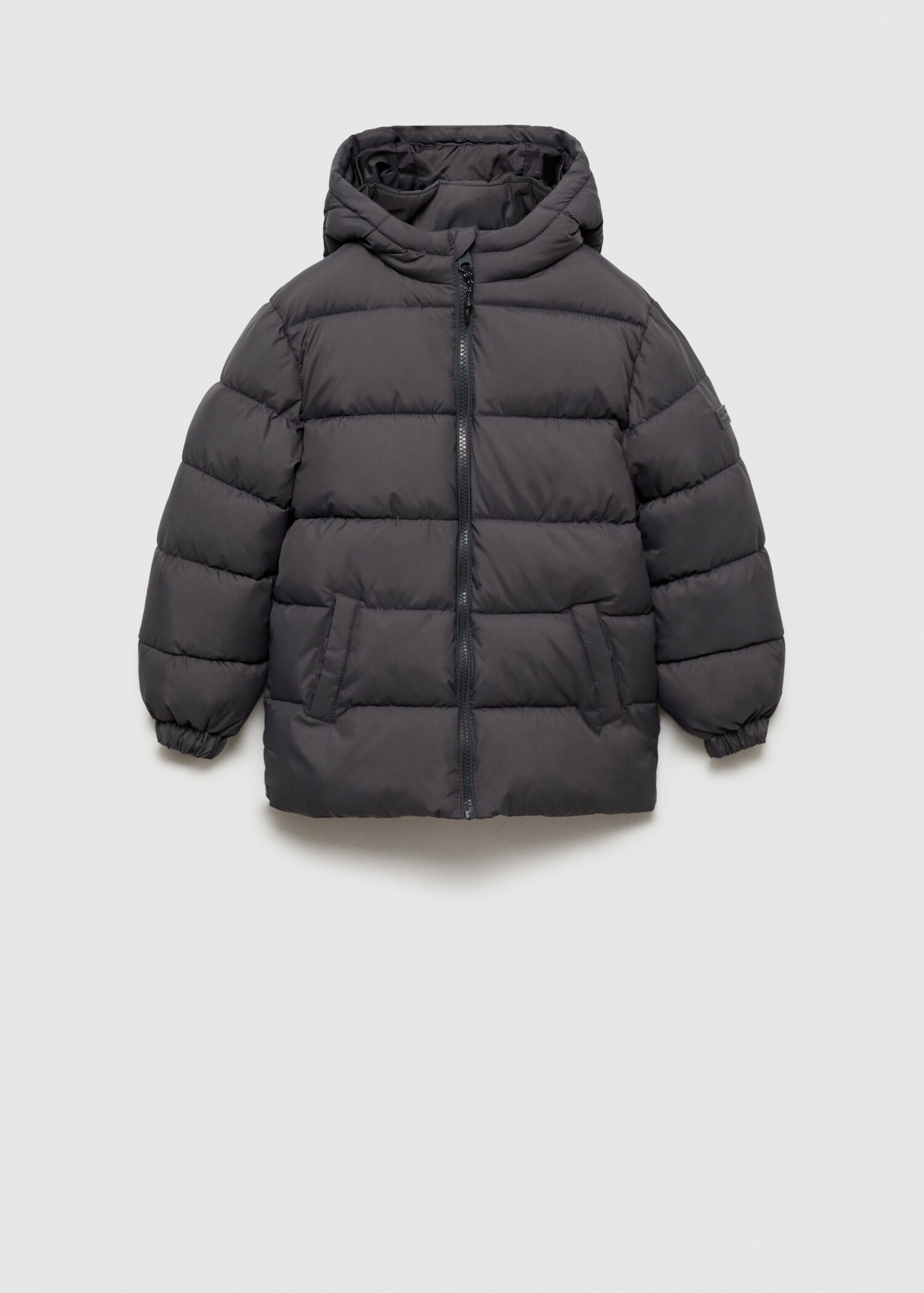Hood quilted coat - Article without model