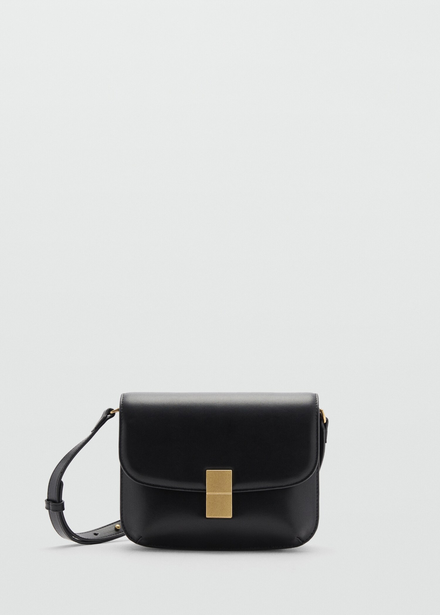 Crossbody bag with metal closure - Article without model