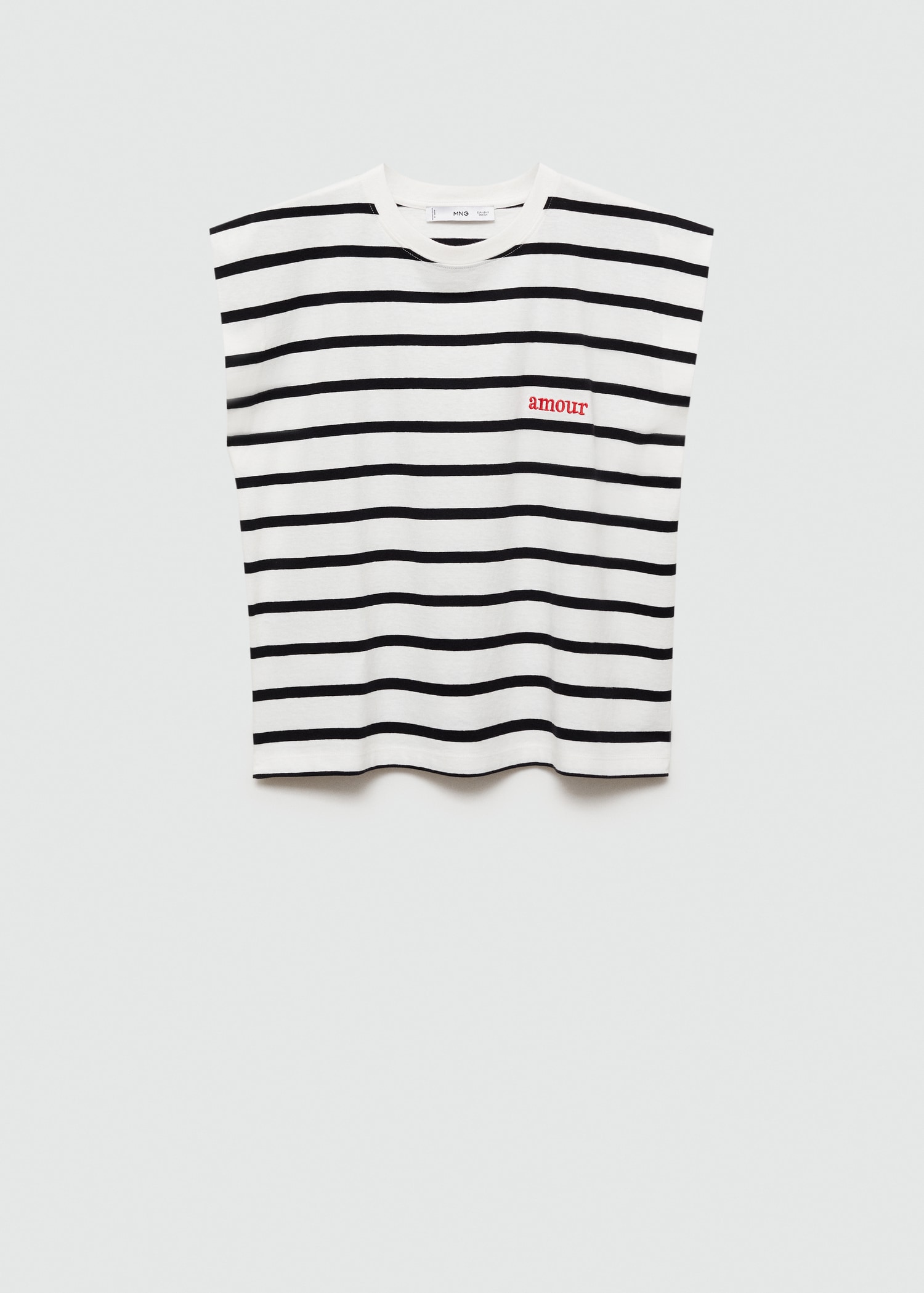 Striped cotton T-shirt - Article without model