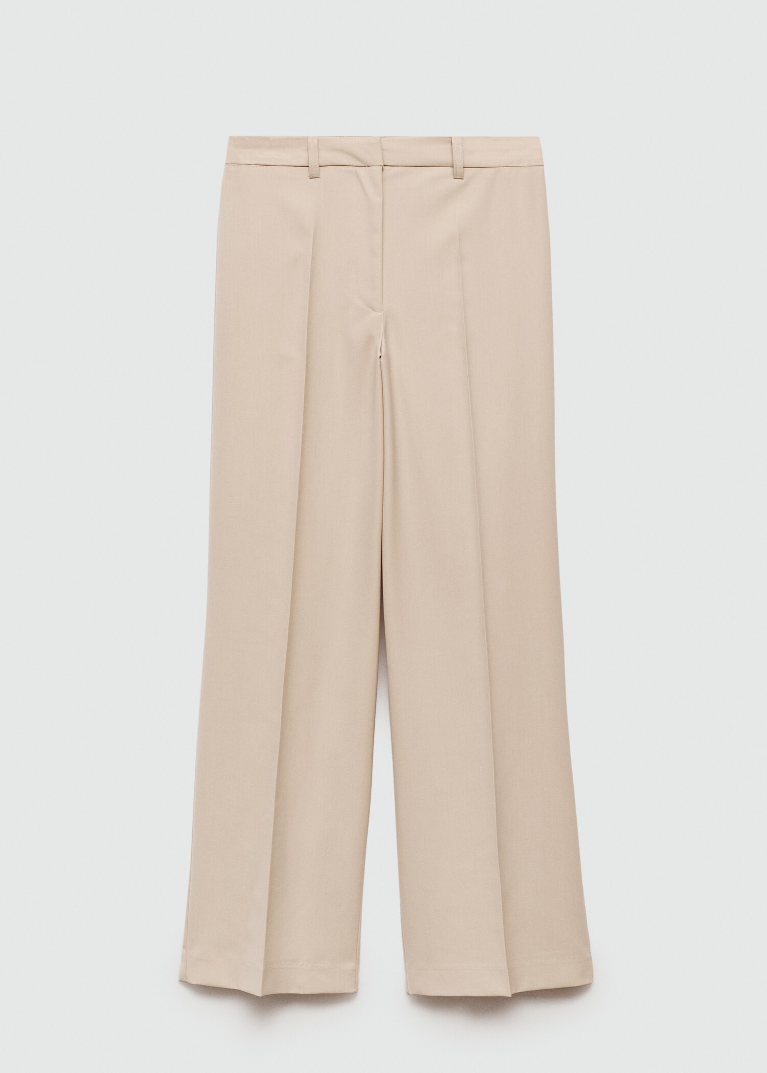 Straight-fit pleated trousers - Article without model