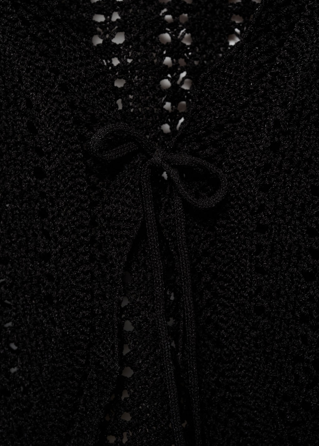 Knitted cardigan with bow - Women | MANGO USA Knitted cardigan with bow - Women | MANGO USA