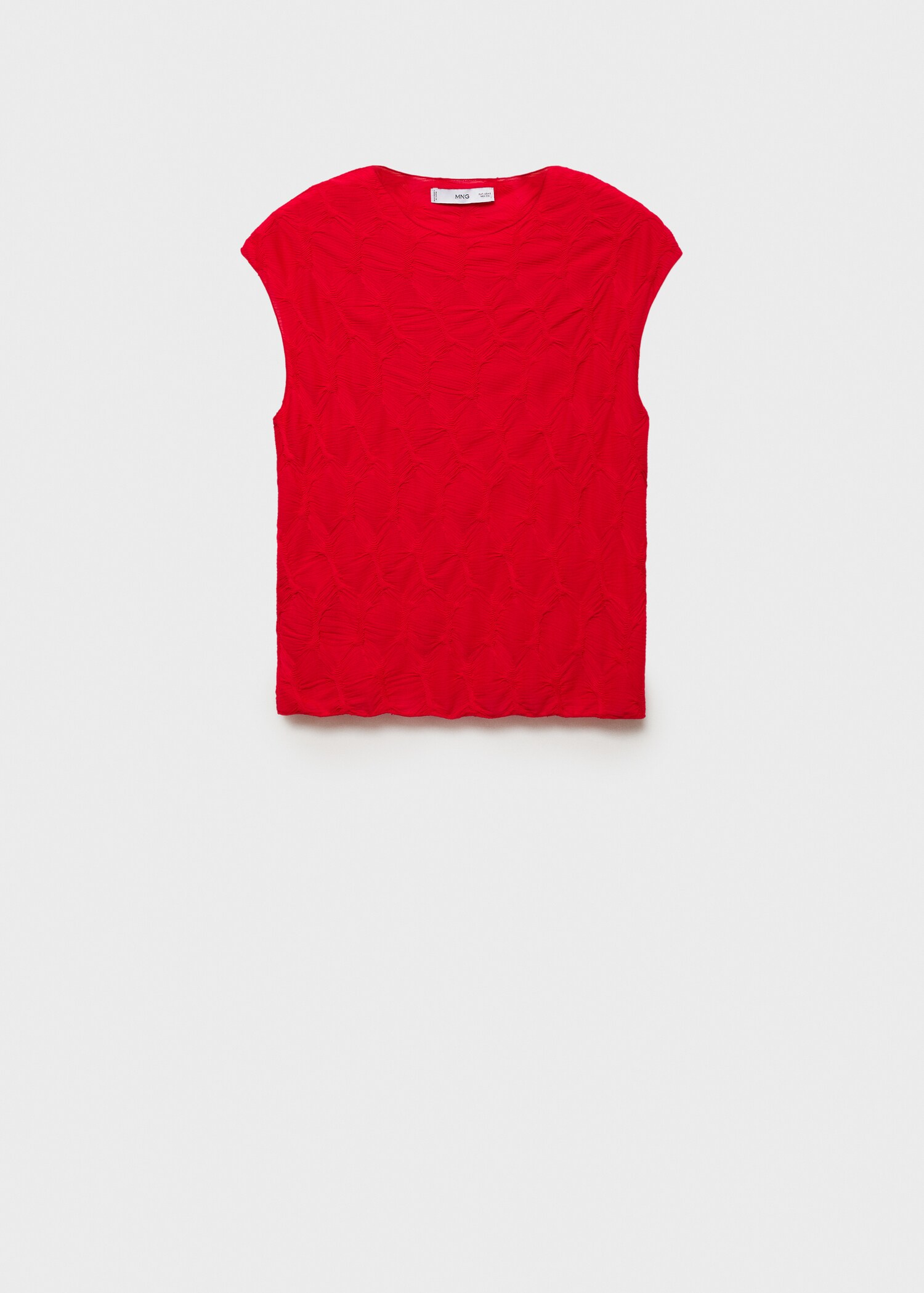 Camiseta textura manga corta - Artículo sin modelo