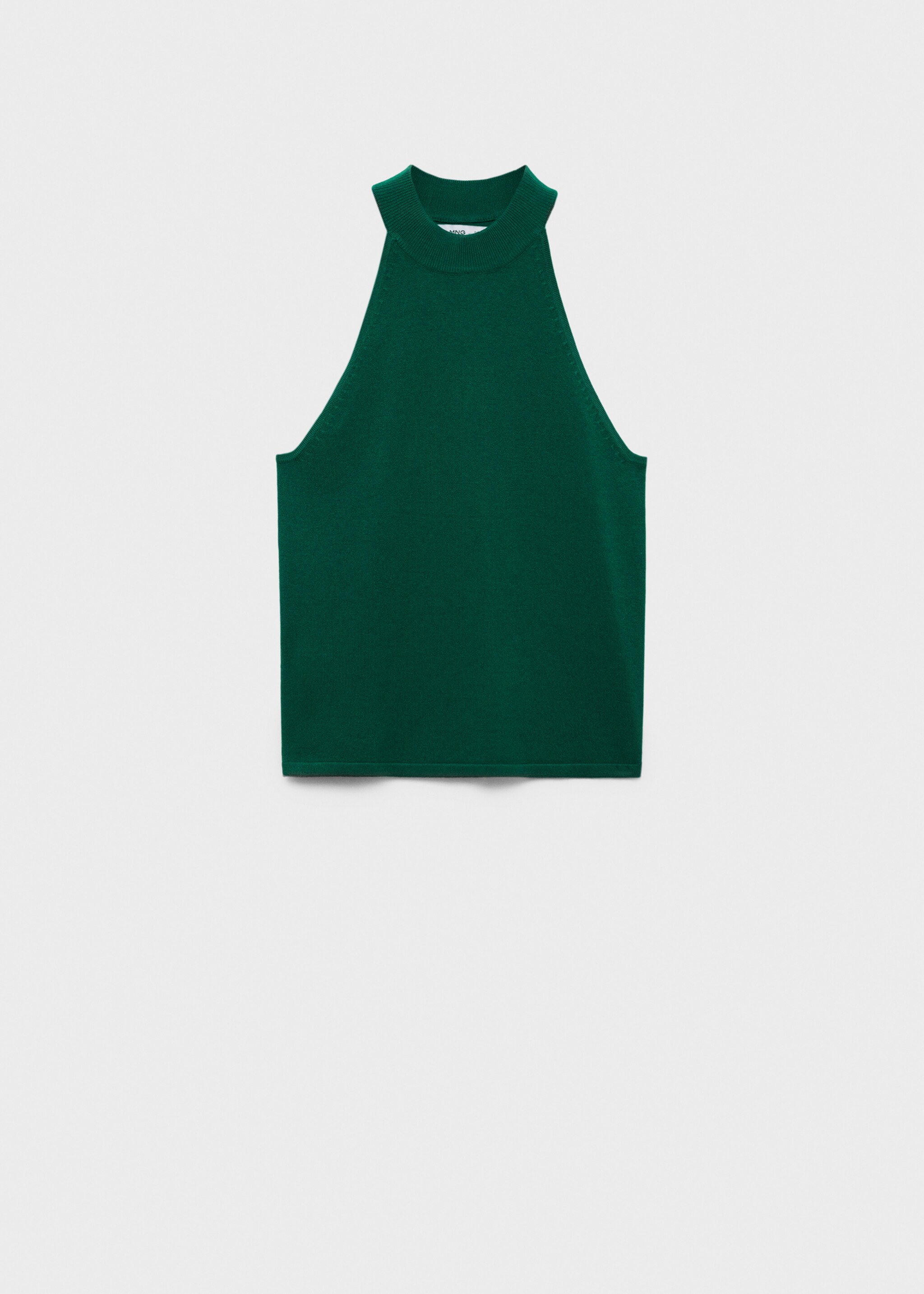 Top punto cuello halter - Artículo sin modelo