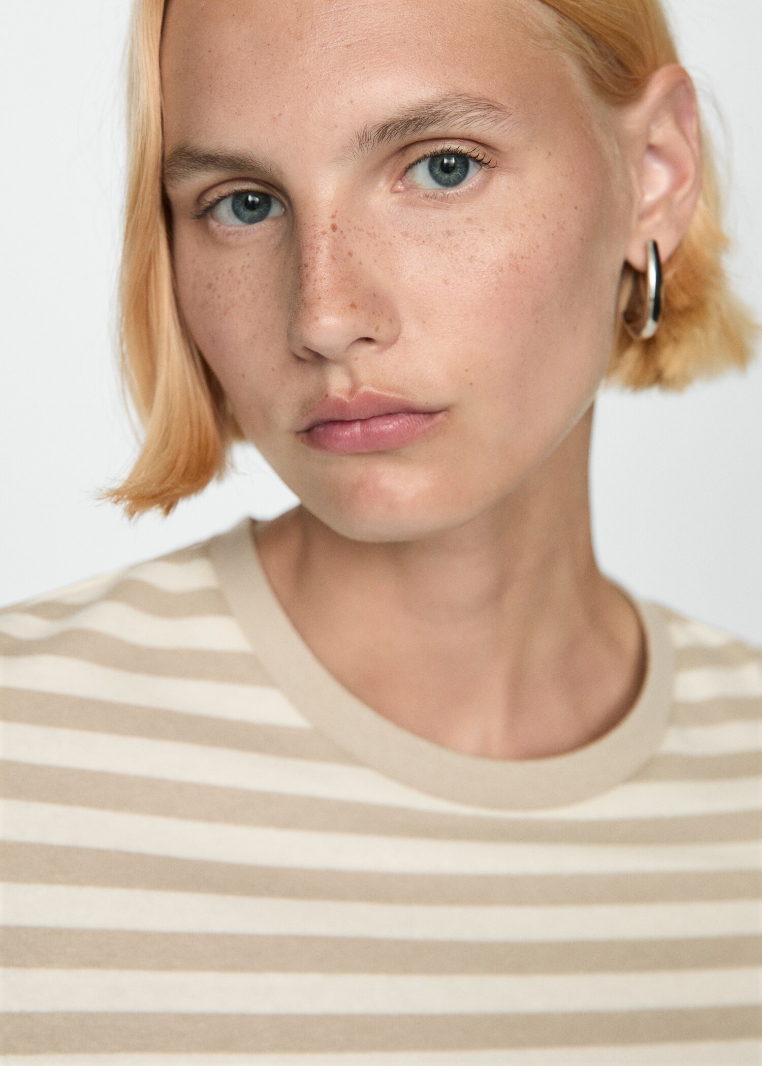 Gestreiftes Baumwoll-Shirt - Detail des Artikels 1