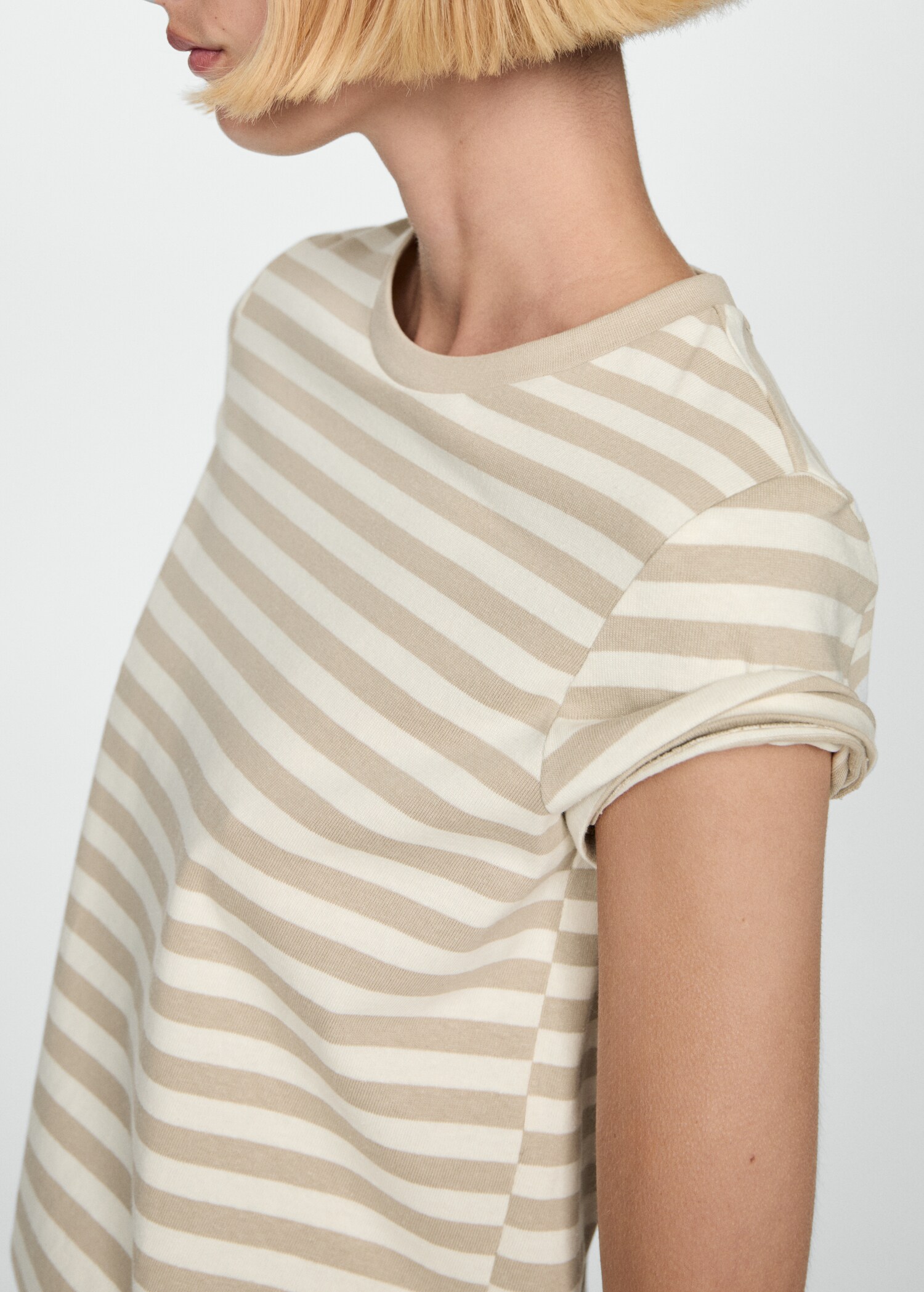 Gestreiftes Baumwoll-Shirt - Detail des Artikels 6