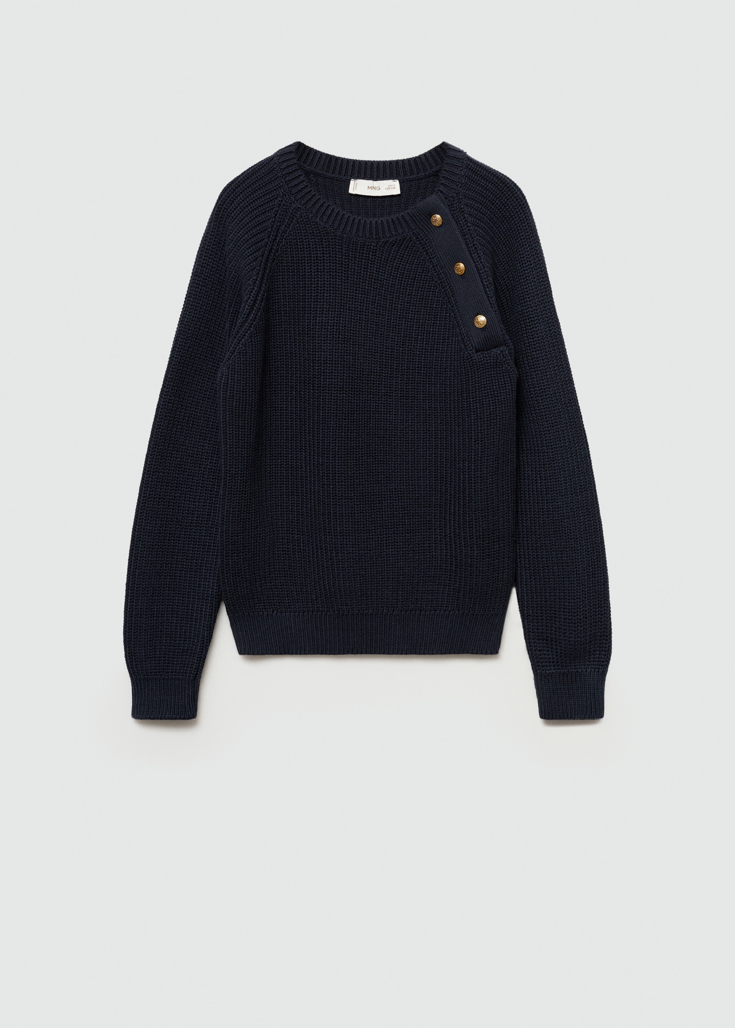 Buttons detail knit sweater - Article without model