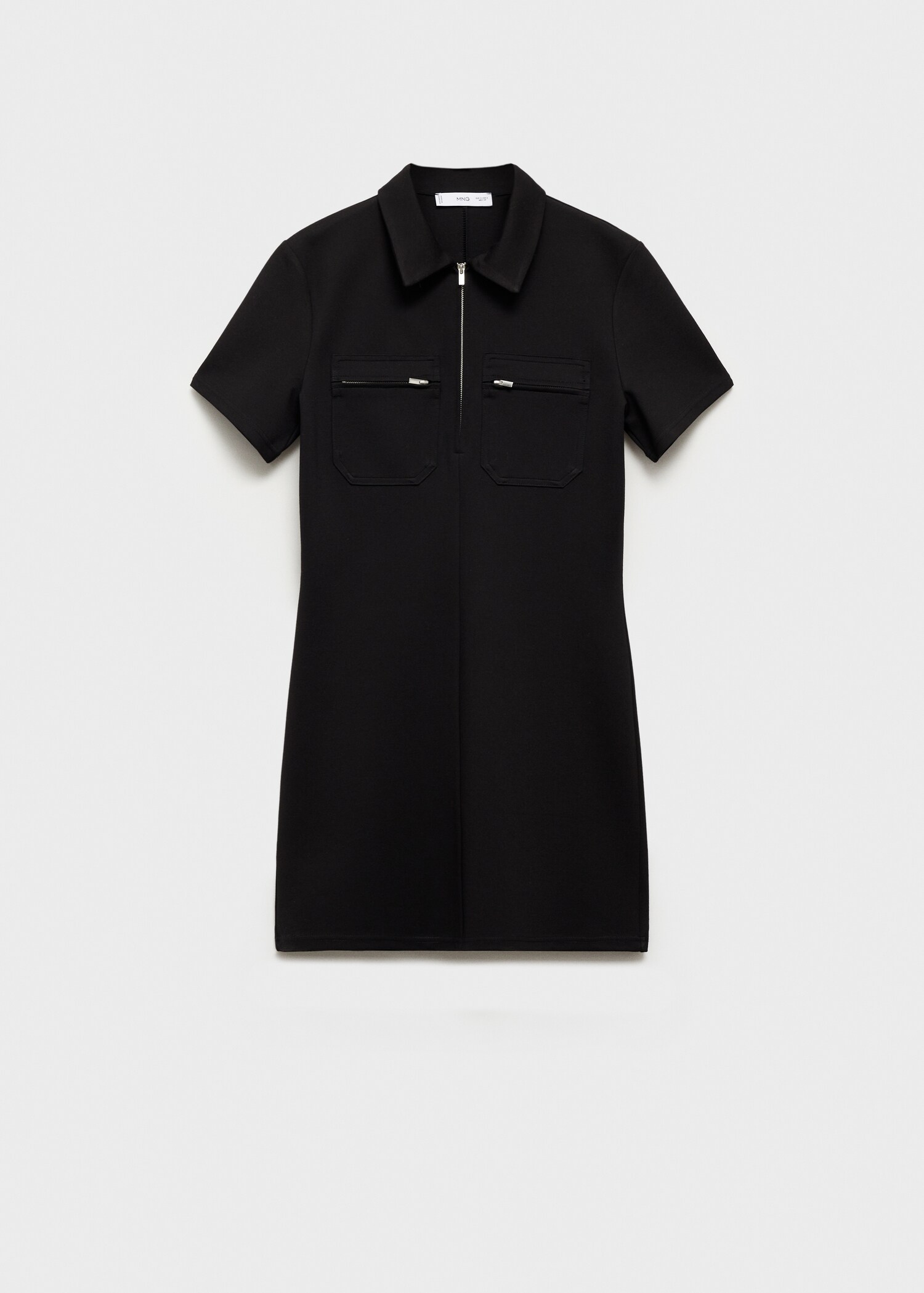 Vestido cuello polo bolsillos - Artículo sin modelo