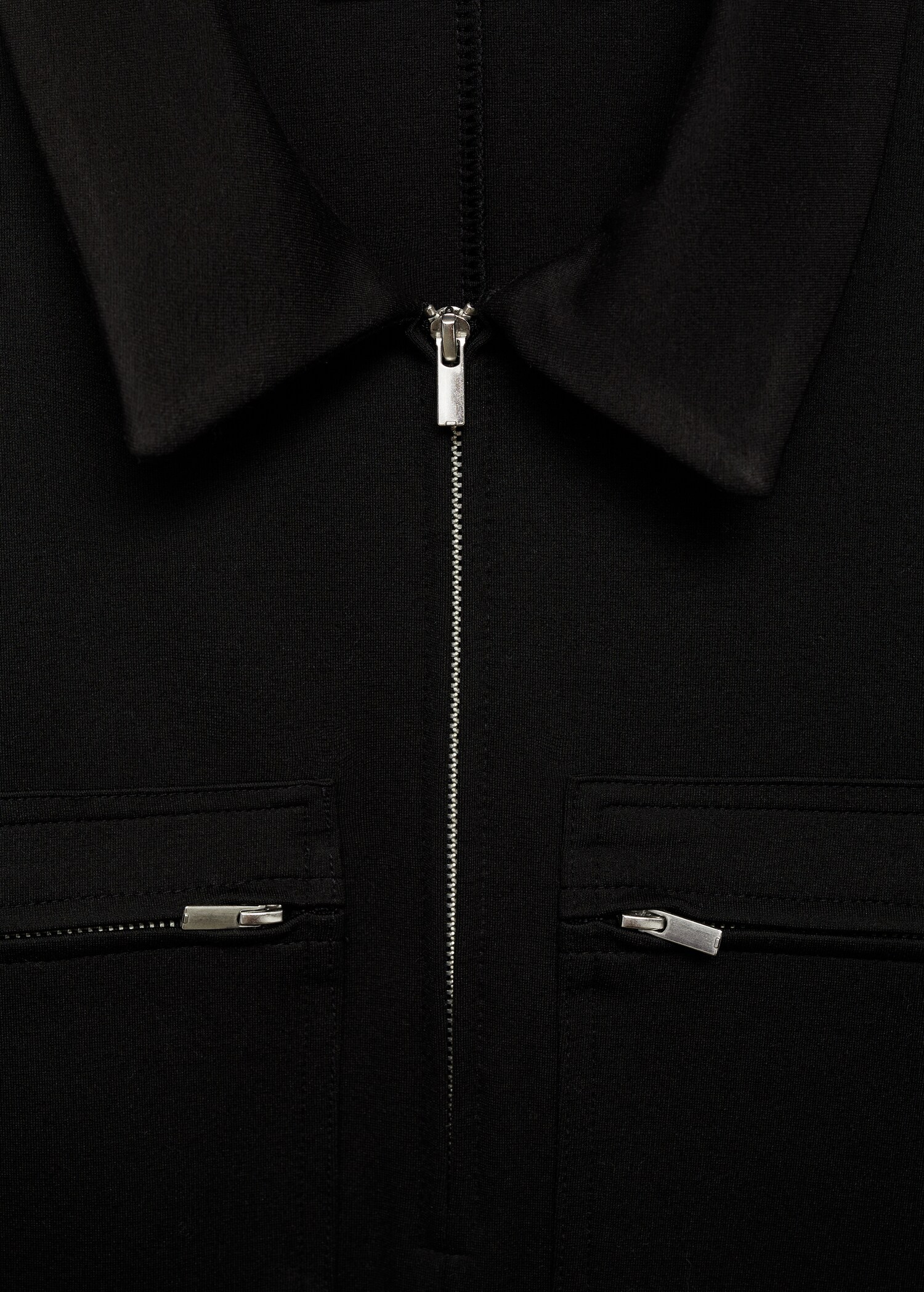 Vestido cuello polo bolsillos - Detalle del artículo 8