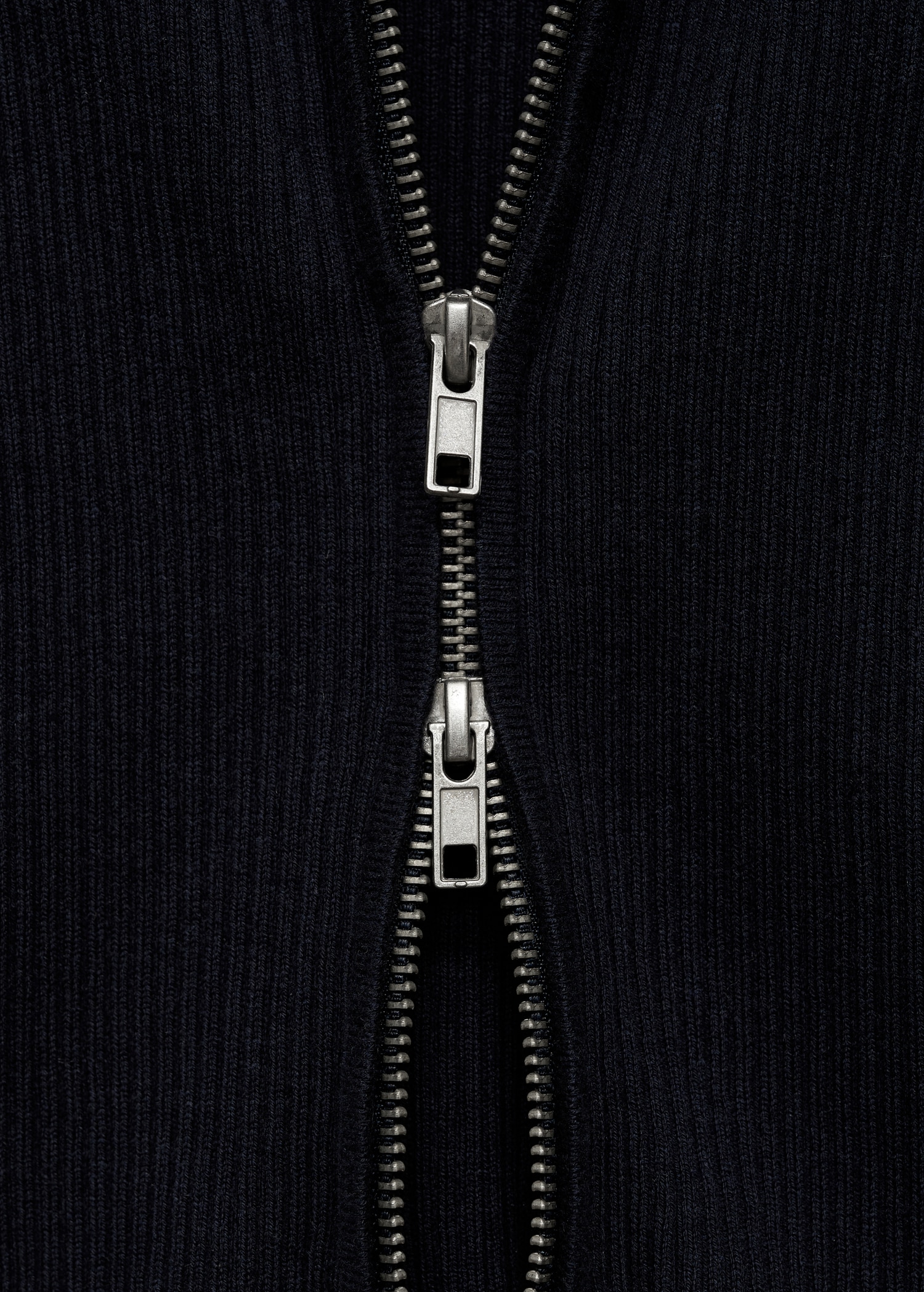 Zipped knit cardigan - Details of the article 8