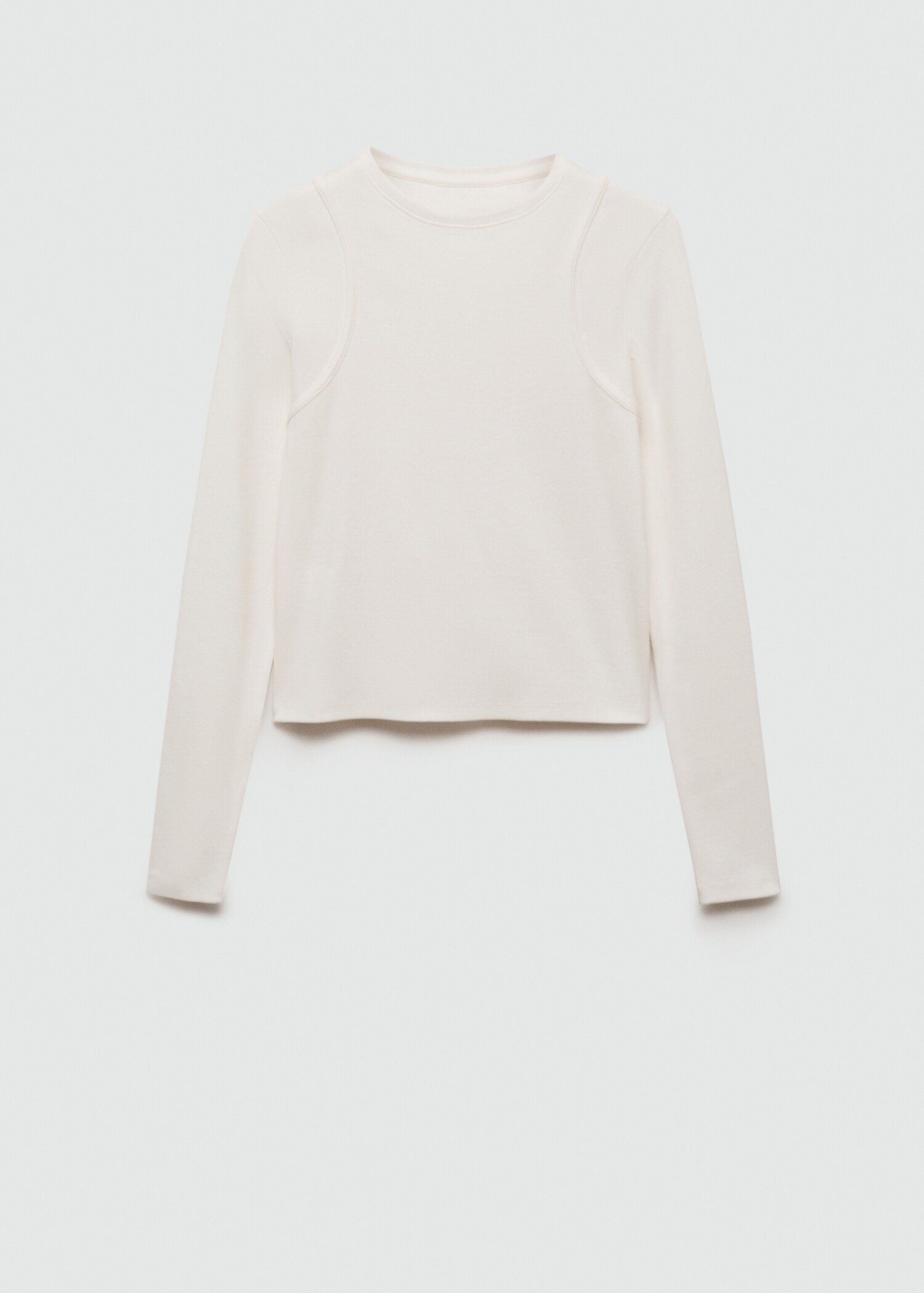 T-shirt with seam detail - Article without model