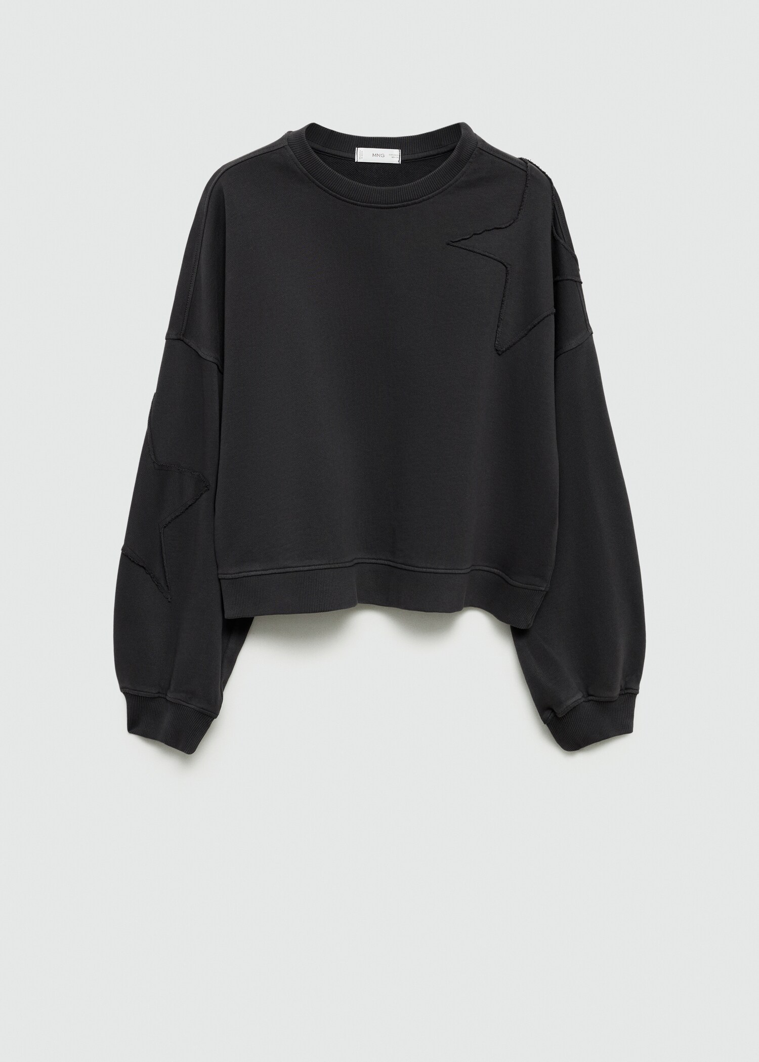 Embroidered stars sweatshirt - Article without model