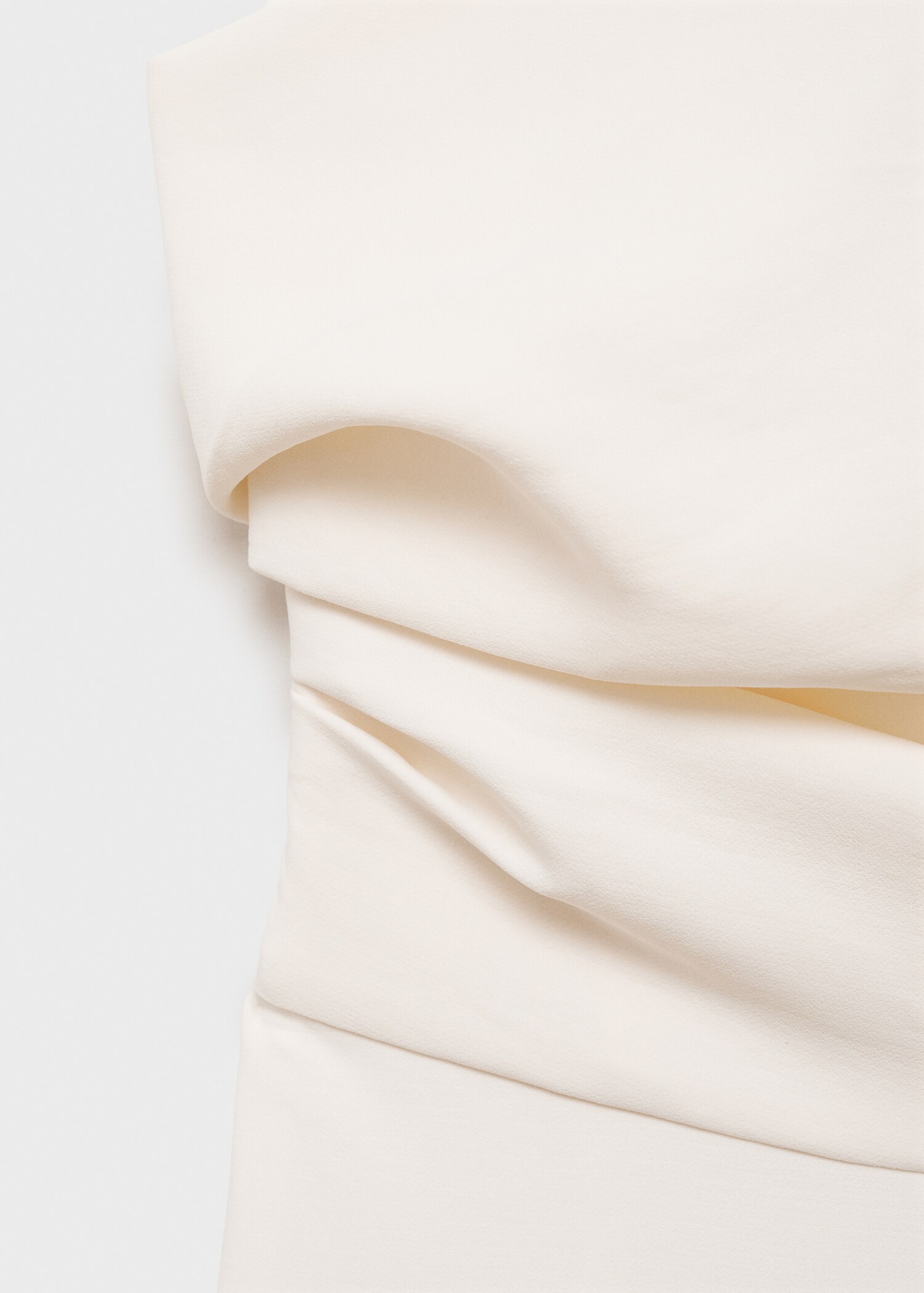 Asymmetrical jumpsuit with draped detail - Details of the article 0