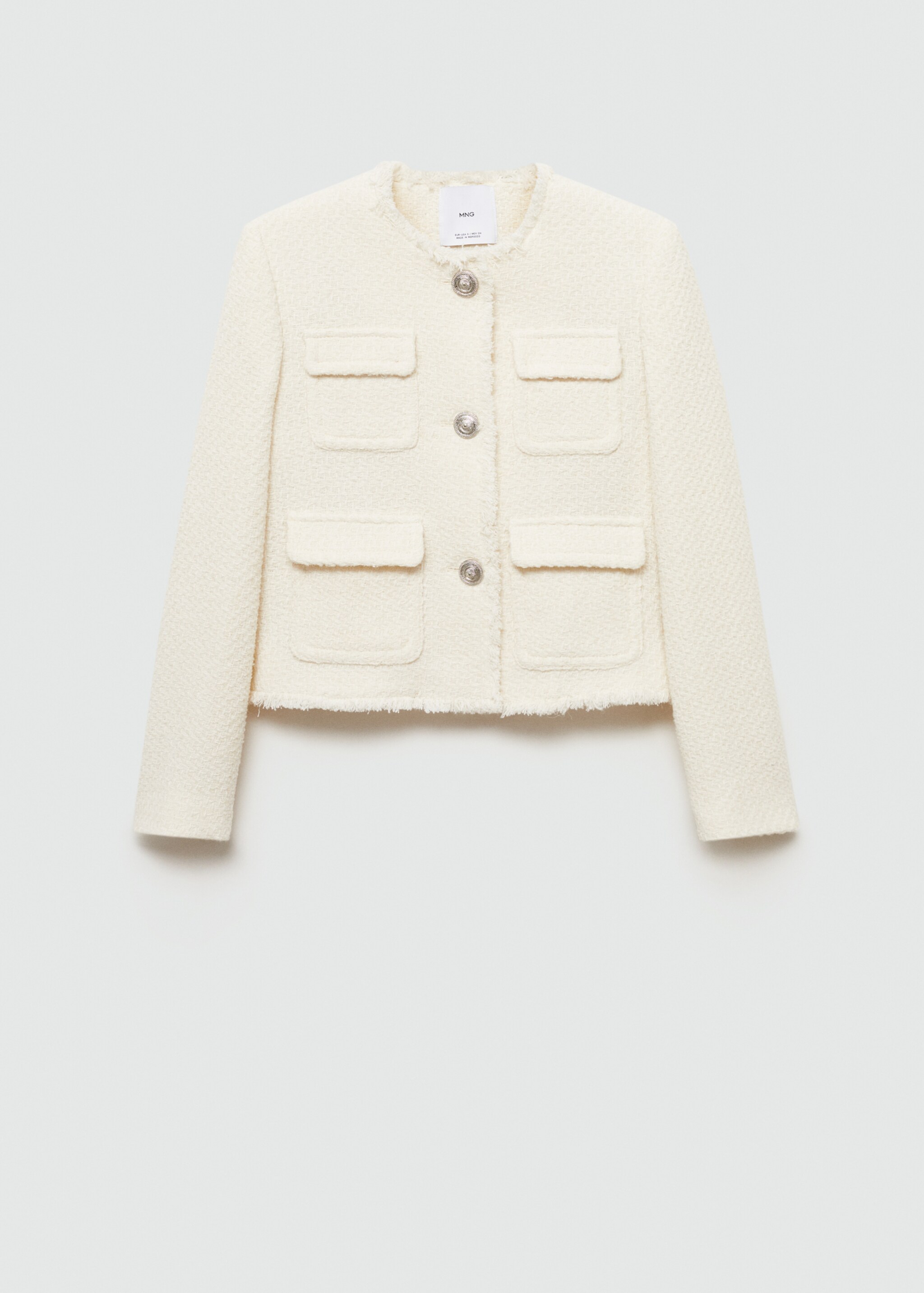 Pocket tweed jacket - Article without model