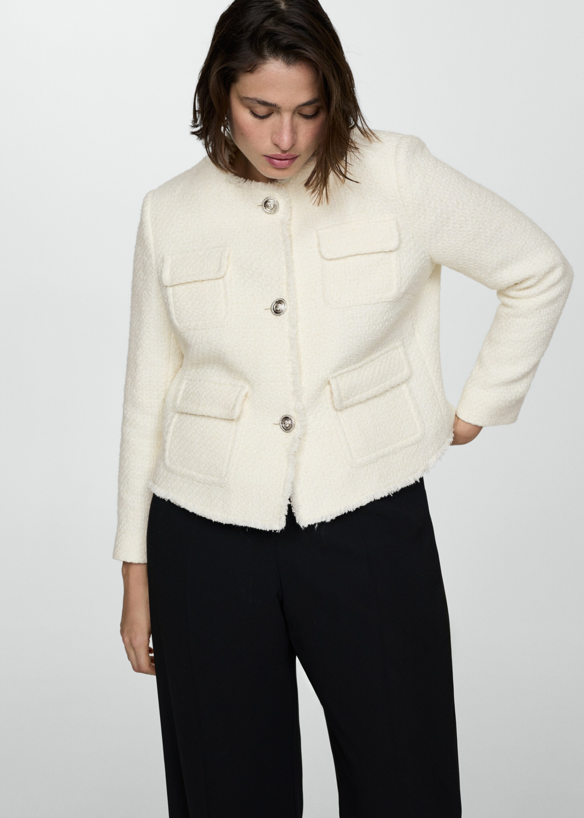 Pocket tweed jacket - Details of the article 5