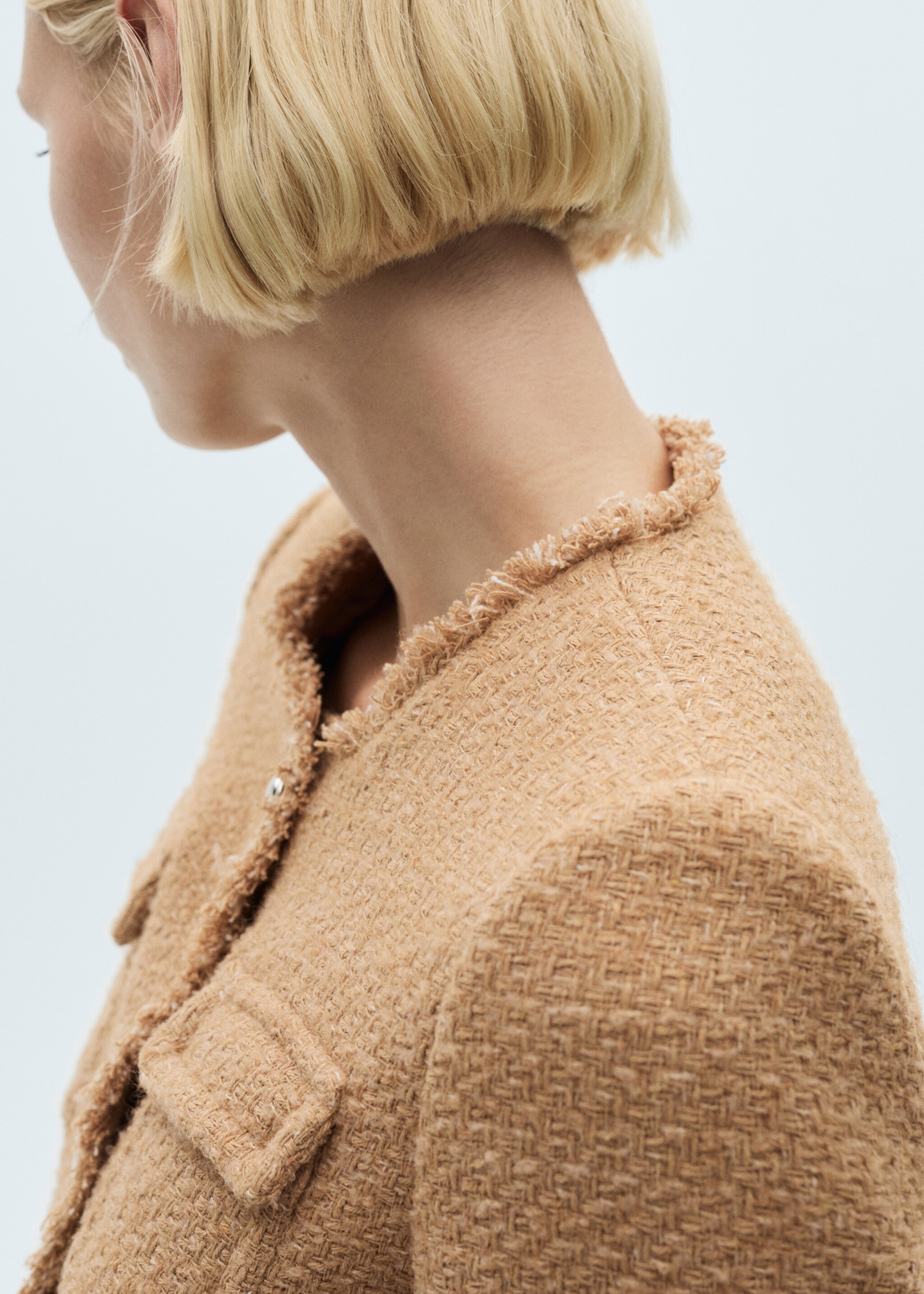 Chaqueta tweed bolsillos - Detalle del artículo 1