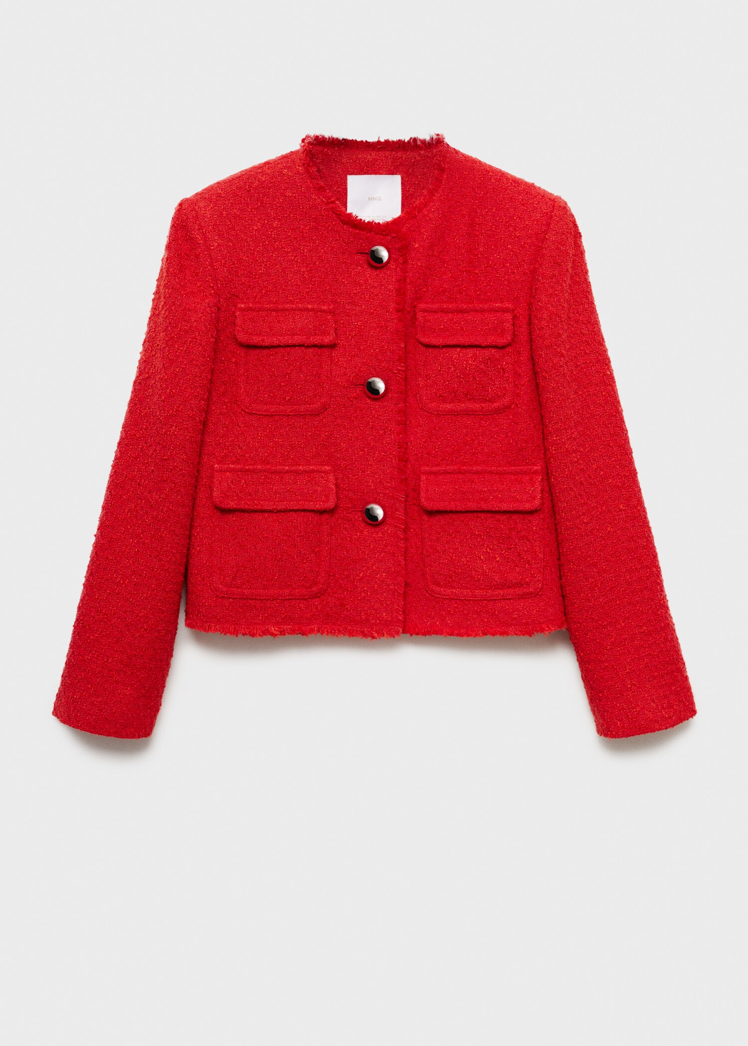 Veste en tweed à poches - Article sans modèle