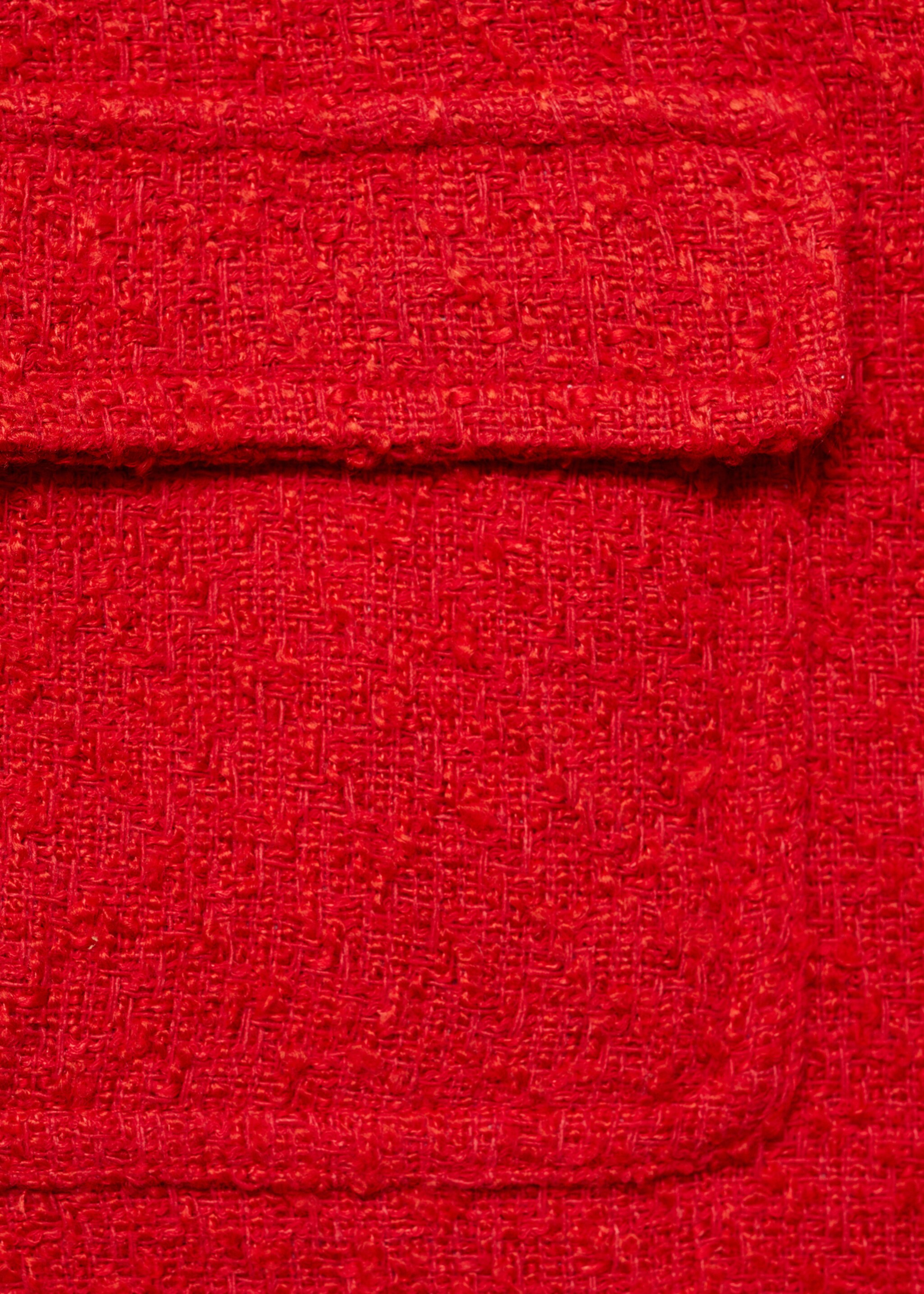 Chaqueta tweed bolsillos - Detalle del artículo 0