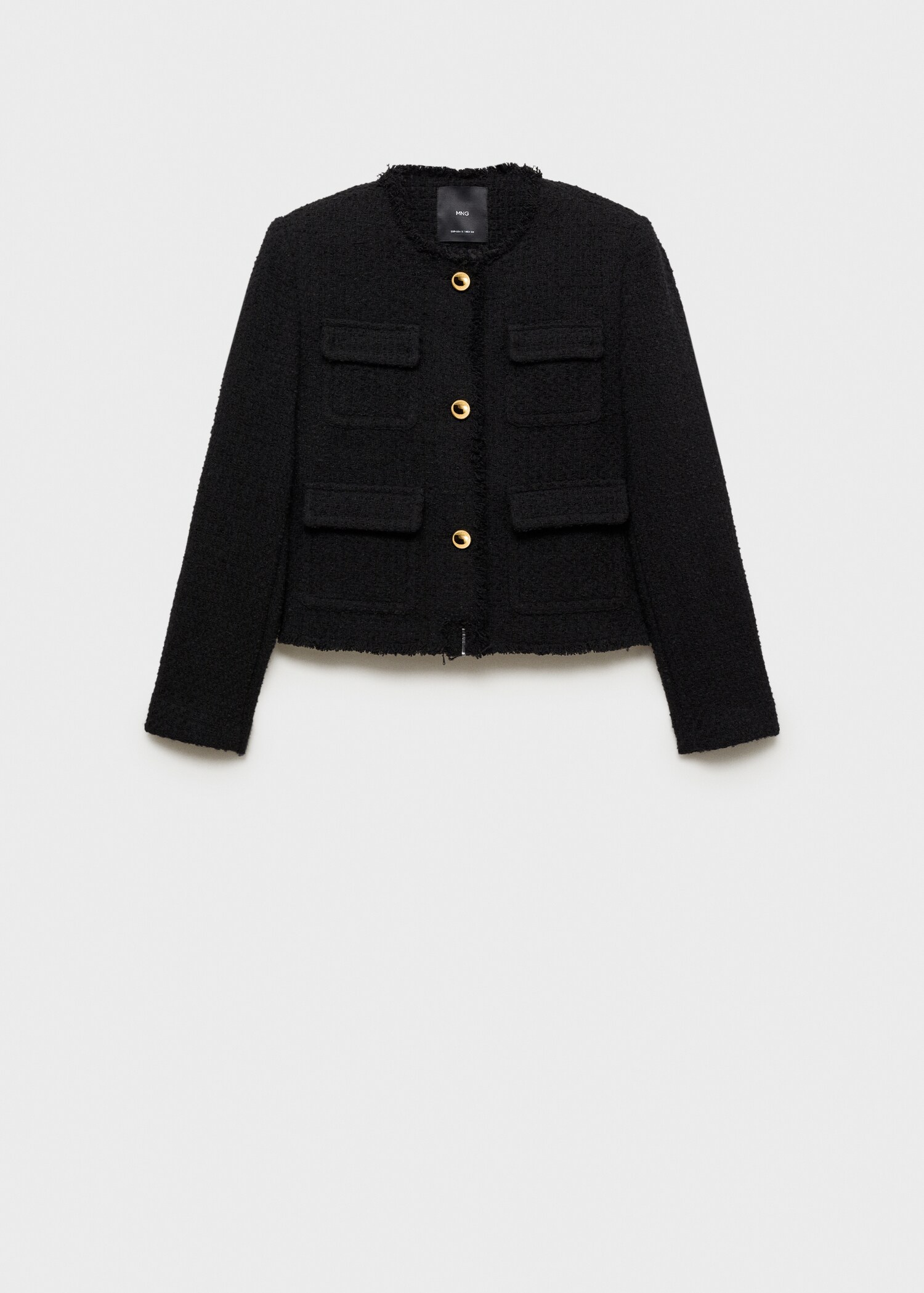 Veste en tweed à poches - Article sans modèle