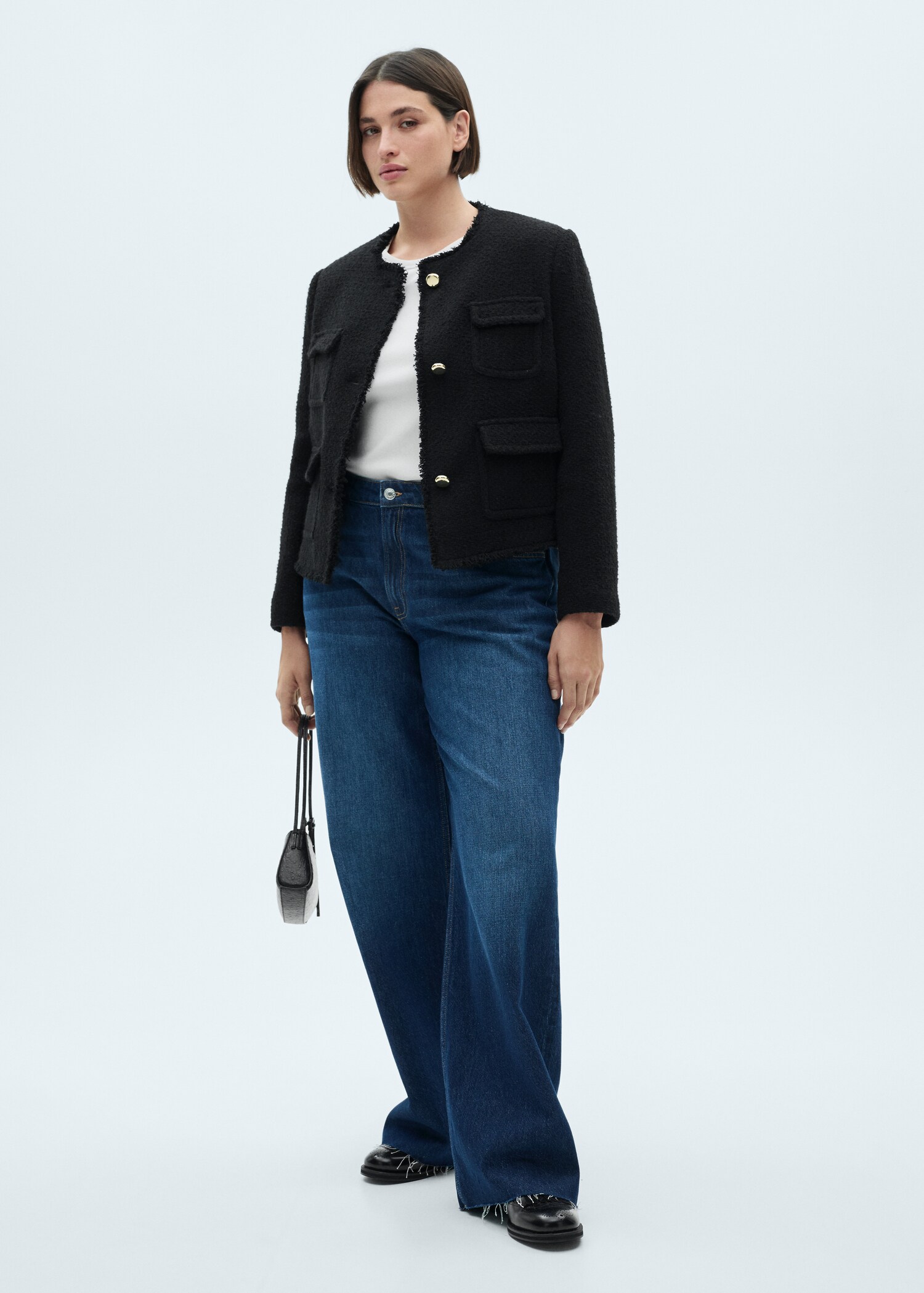 Veste en tweed à poches - Détail de l'article 3