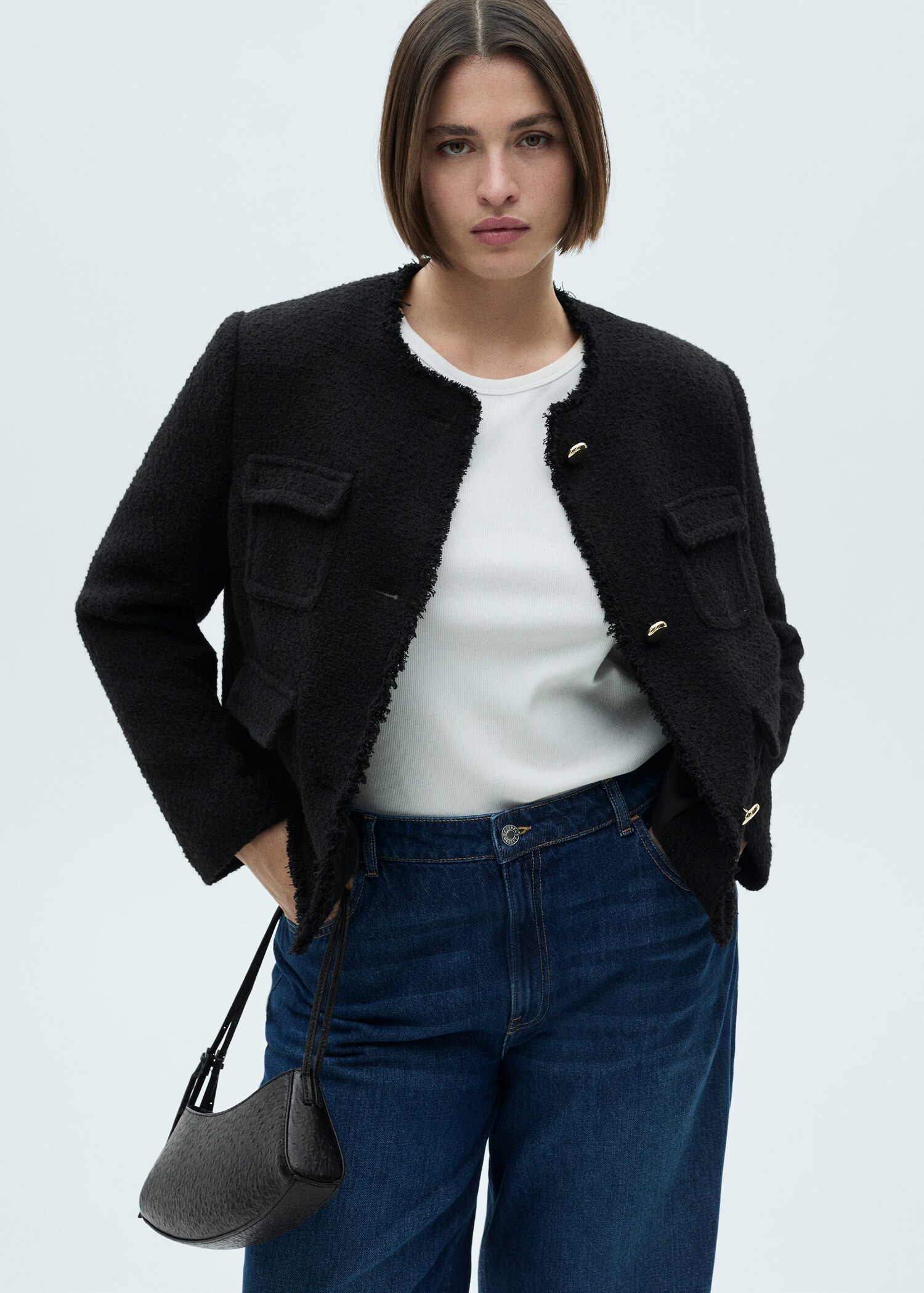 Veste en tweed à poches - Détail de l'article 5