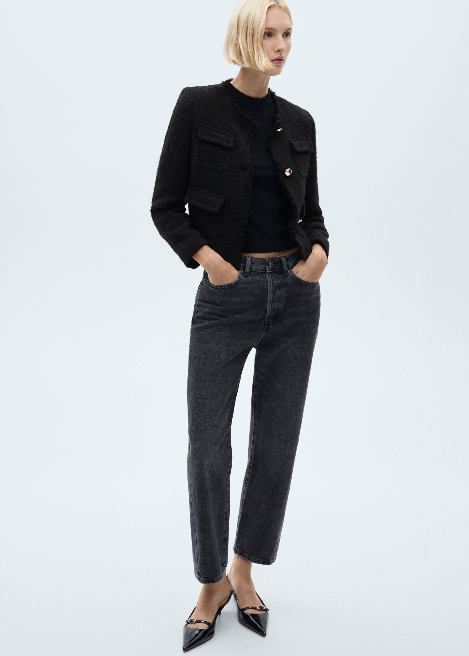 Veste en tweed à poches - Détail de l'article 6
