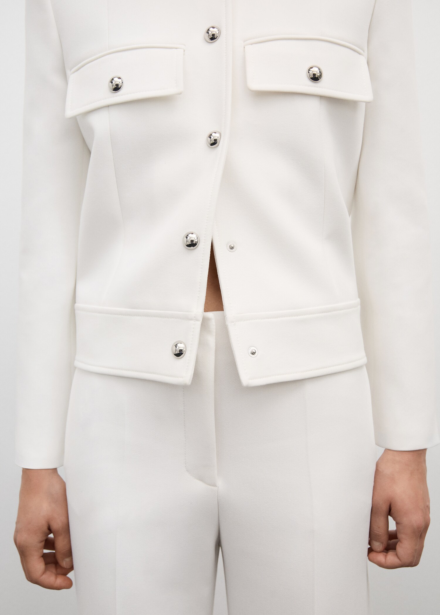 Flowy straight-fit trousers - Details of the article 6